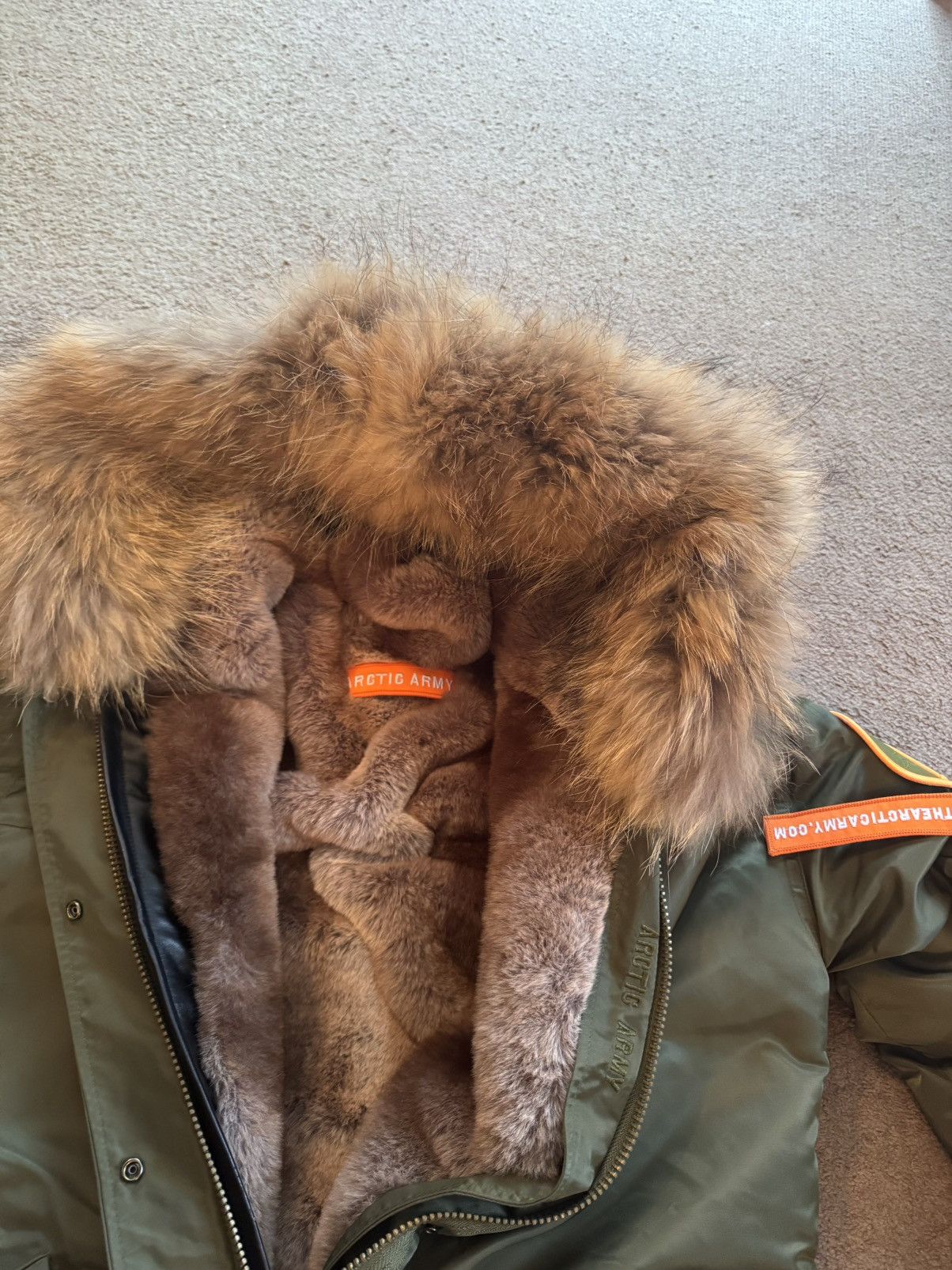 Other ARCTIC ARMY jacket STUDY sizes in photos by tape measure Size M / US 6-8 / IT 42-44 - 10 Thumbnail