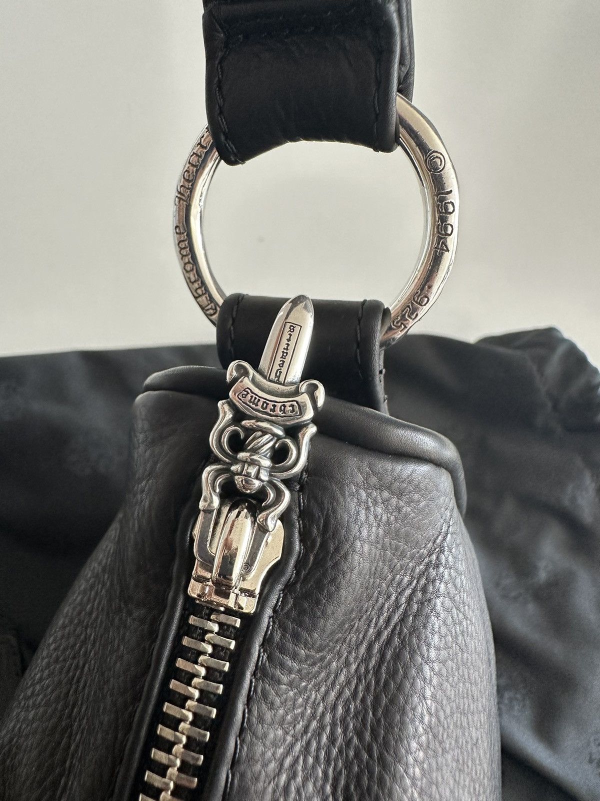 Chrome Hearts Chrome Hearts Black Leather Chicken Nugget Bag (Small) Size ONE SIZE - 8 Thumbnail