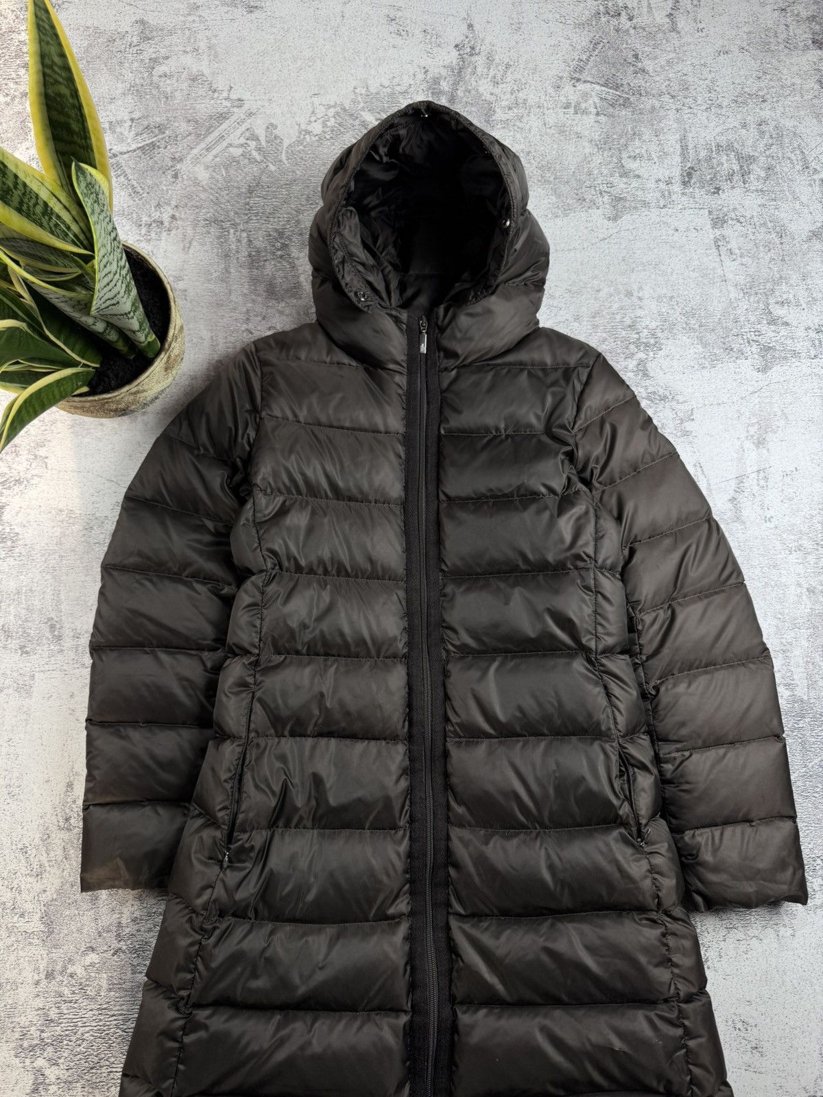 Moncler Moncler Brown Women’s Small Outdoor Hooded Long Down Parka Coat Jacket Puffer Size S / US 4 / IT 40 - 4 Thumbnail