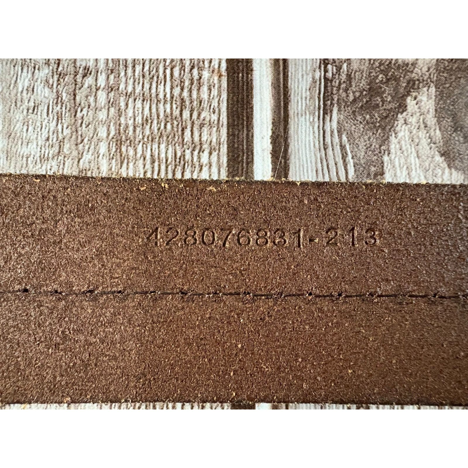 Lauren Ralph Lauren Lauren Ralph Lauren Solid Brass Leather belt size XL 46" Size 46 - 4 Thumbnail