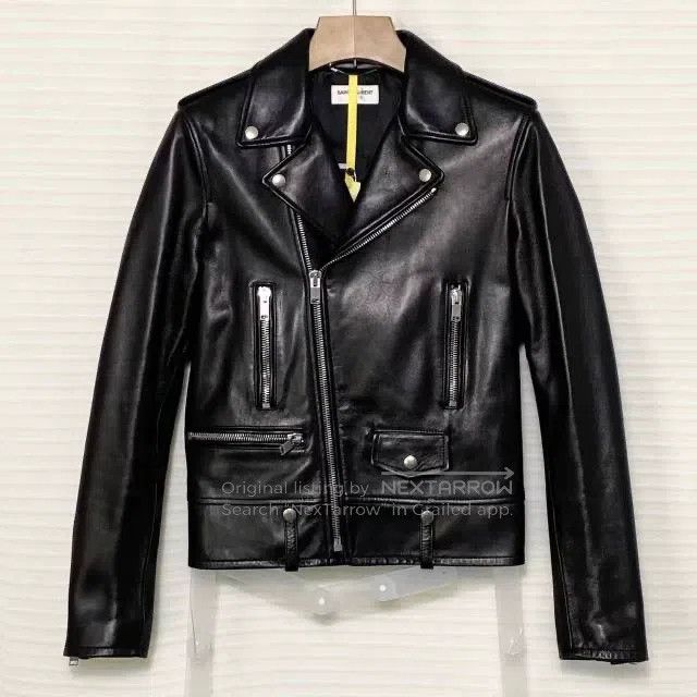 Saint Laurent Paris Saint Laurent Paris Solid color zipper classic long-sleeve Size US S / EU 44-46 / 1 - 1 Thumbnail