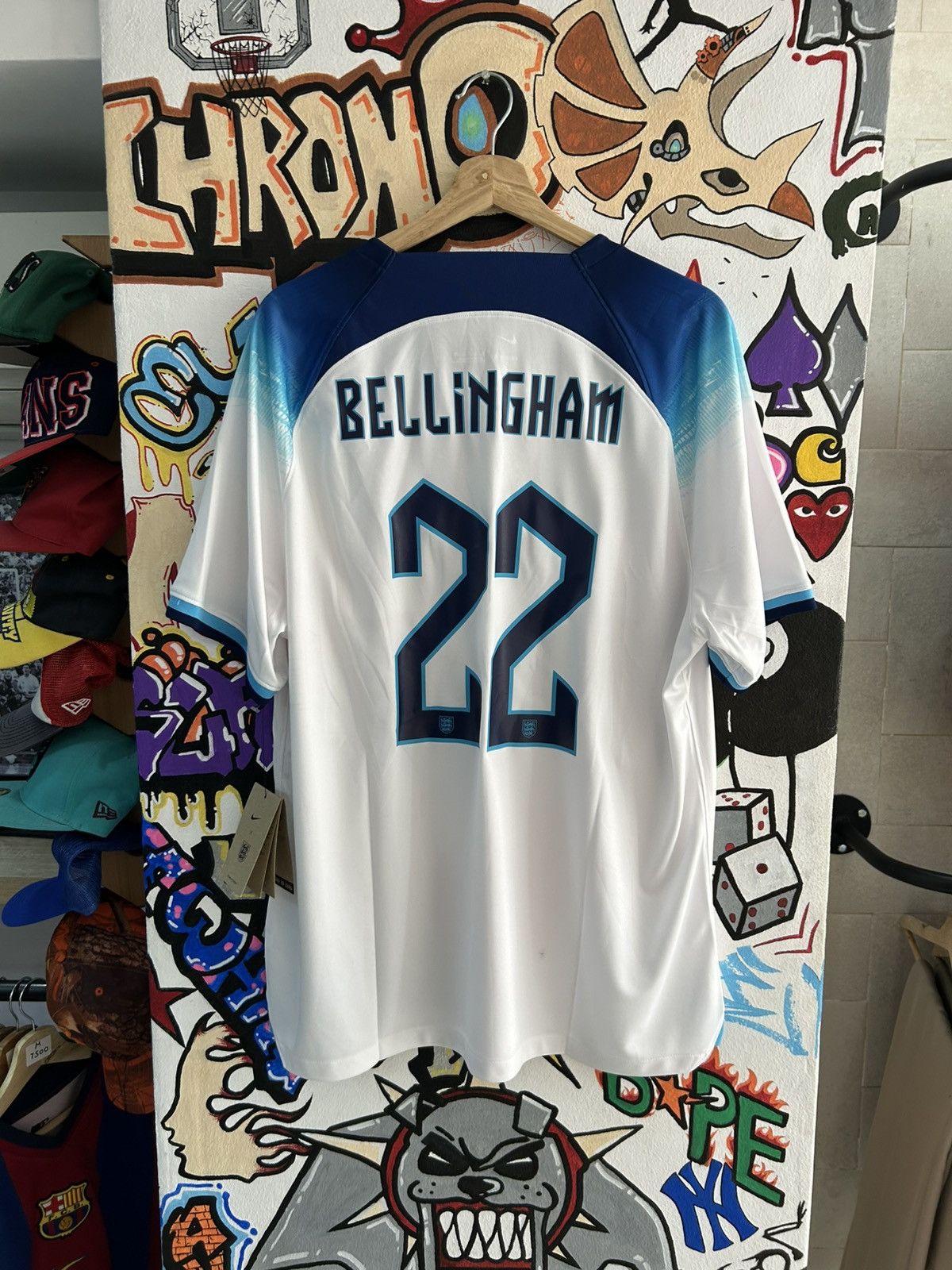 Nike Brand New Bellingham 22/23 England Hone kit Size US XL / EU 56 / 4 - 2 Thumbnail