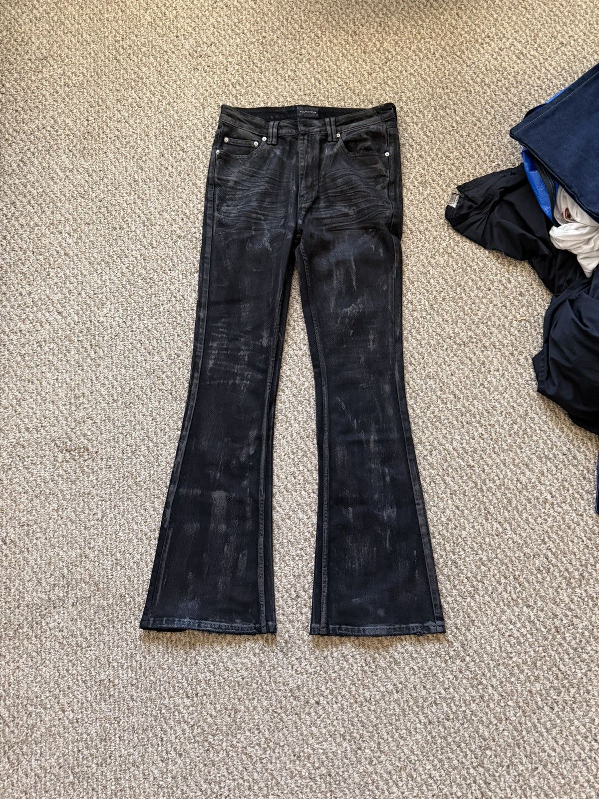fourfouronline Hand Waxed Flared Denim Fourfour Waxed Denim