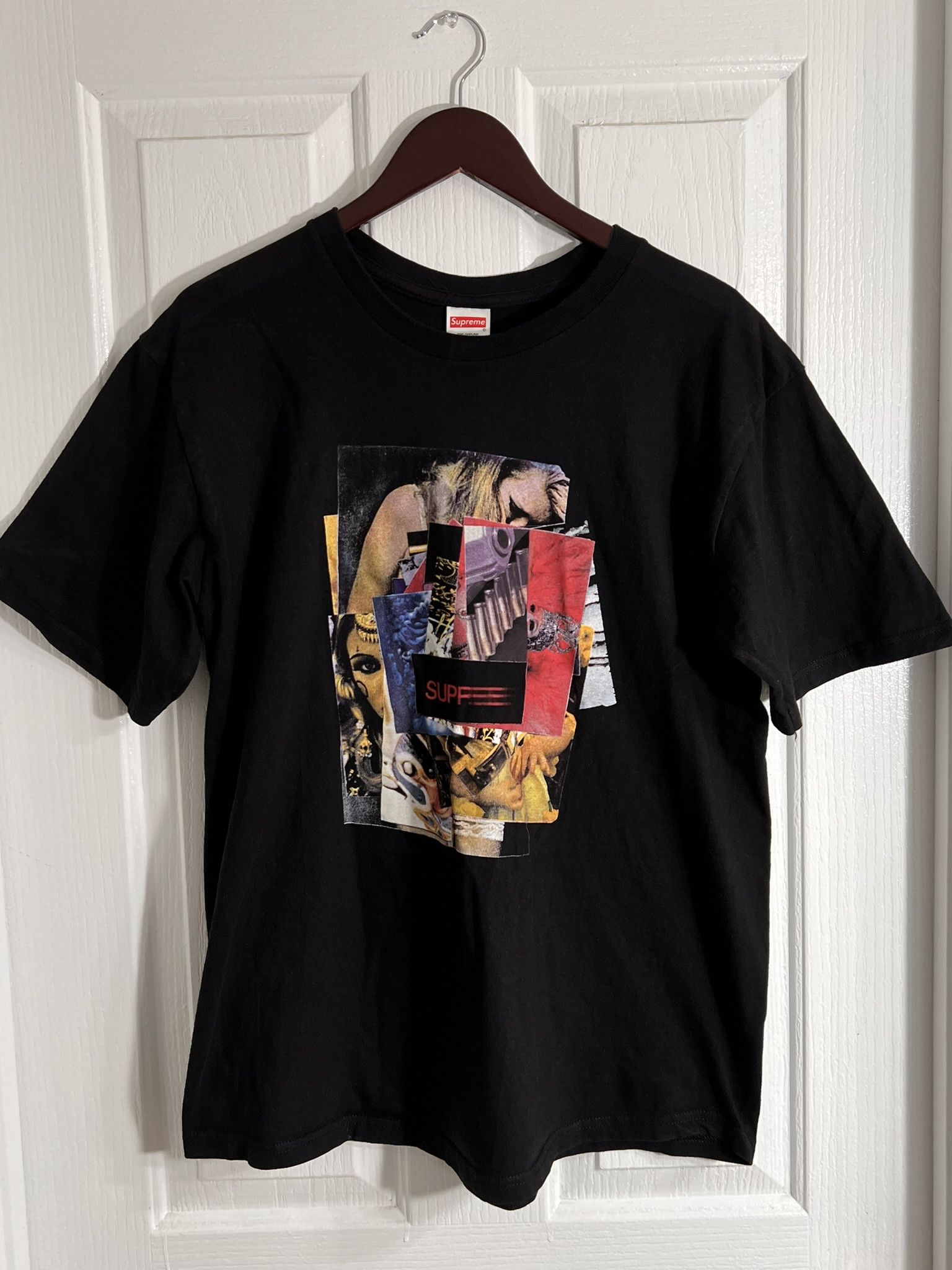 Supreme SUPREME Stack Tee Short Sleeve Shirt Black Large FW21 Size US L / EU 52-54 / 3 - 1 Thumbnail