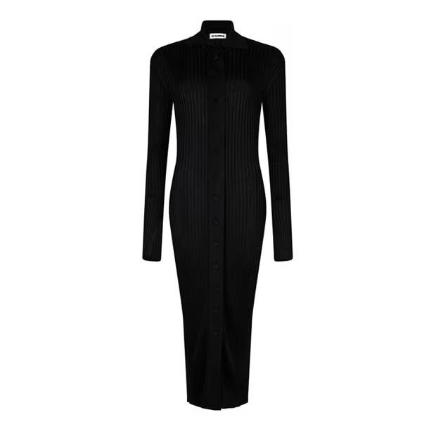 o1g2r1mq1024 Ribbed Cardigan in Black