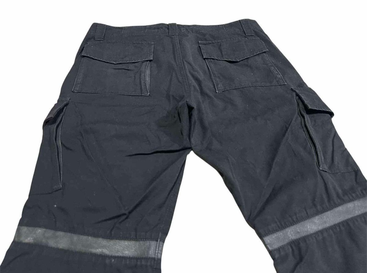 If Six Was Nine × Japanese Brand × Le Grande Bleu (L.G.B.) 🔥Japanese Y2K Bark Tannage Goatskin Flared Cargo Pants Size US 32 / EU 48 - 10 Thumbnail