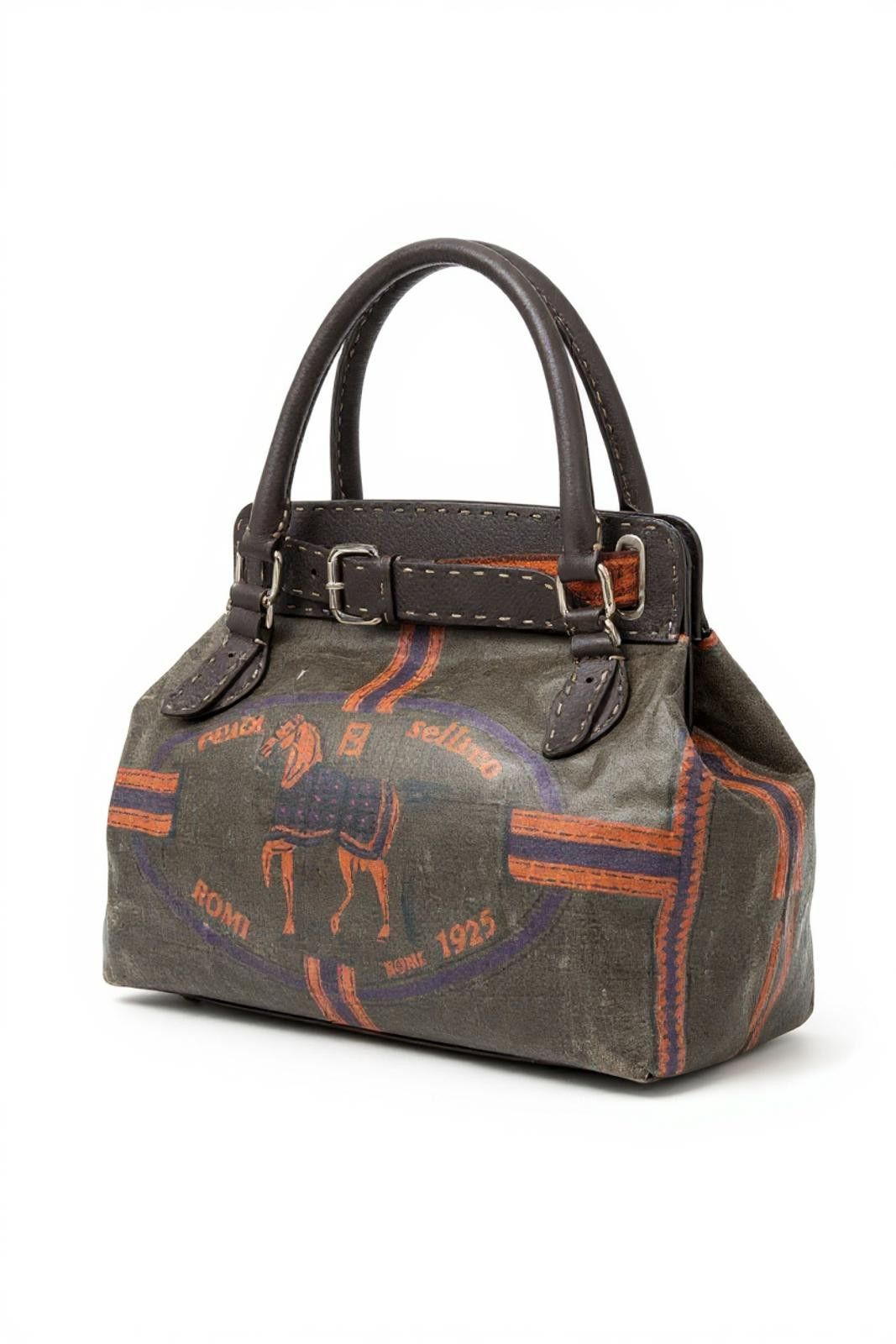 Fendi Fendi - Vintage Selleria Roma Handbag Size ONE SIZE - 1 Thumbnail