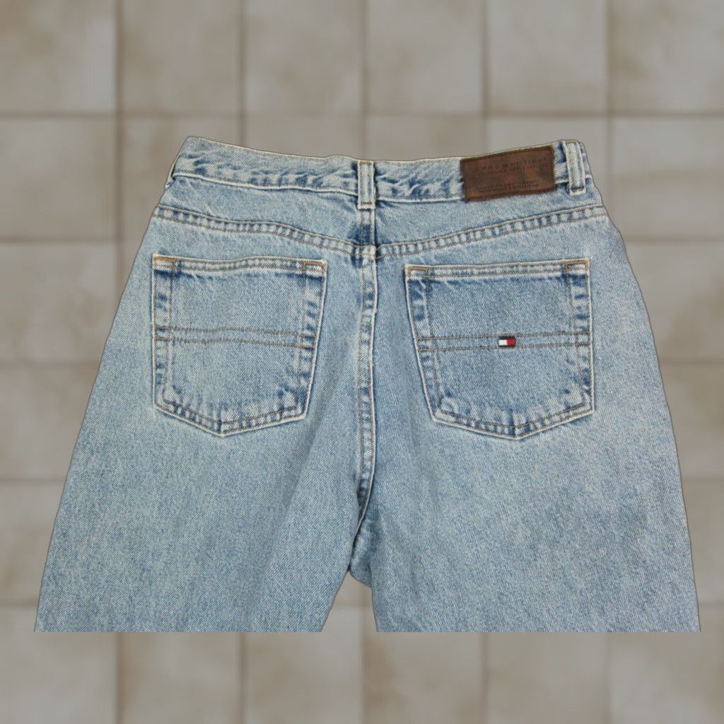 Tommy Hilfiger Vintage Tommy Hilfiger Jeans Womens 32R Light Blue Bootcut 5-Pocket Denim Relaxed Mid Rise Jeans Womens Mens Girls Size 24" / US 00 / IT 34 - 1 Thumbnail