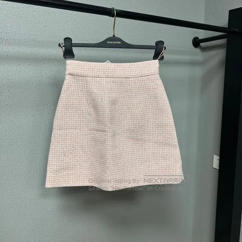 Miu Miu Miu Miu Pink Wool Women's Skirt . Size 23" - 2 Thumbnail
