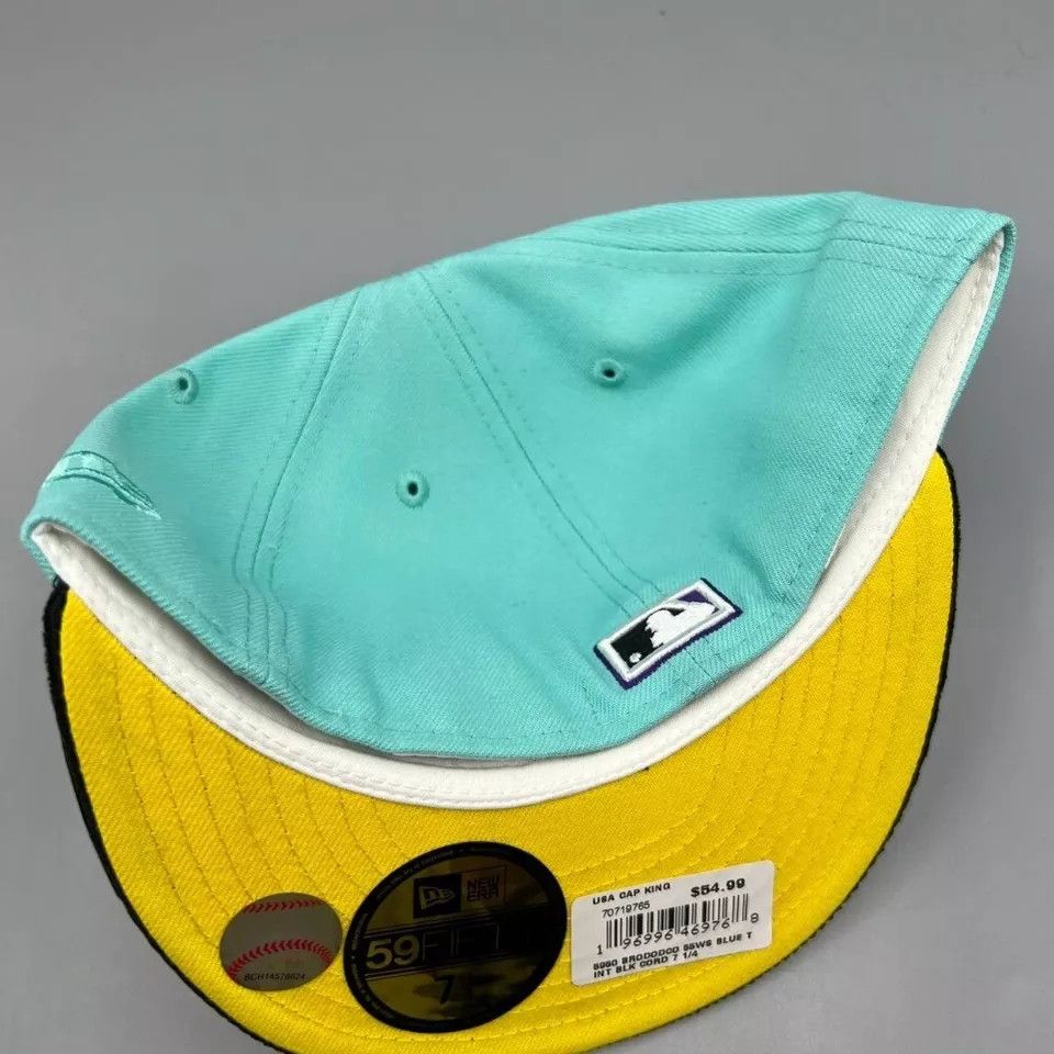 New Era Brooklyn Dodgers Hat Men 7 1/4 59Fifty New Era Fitted Cap Size ONE SIZE - 6 Thumbnail