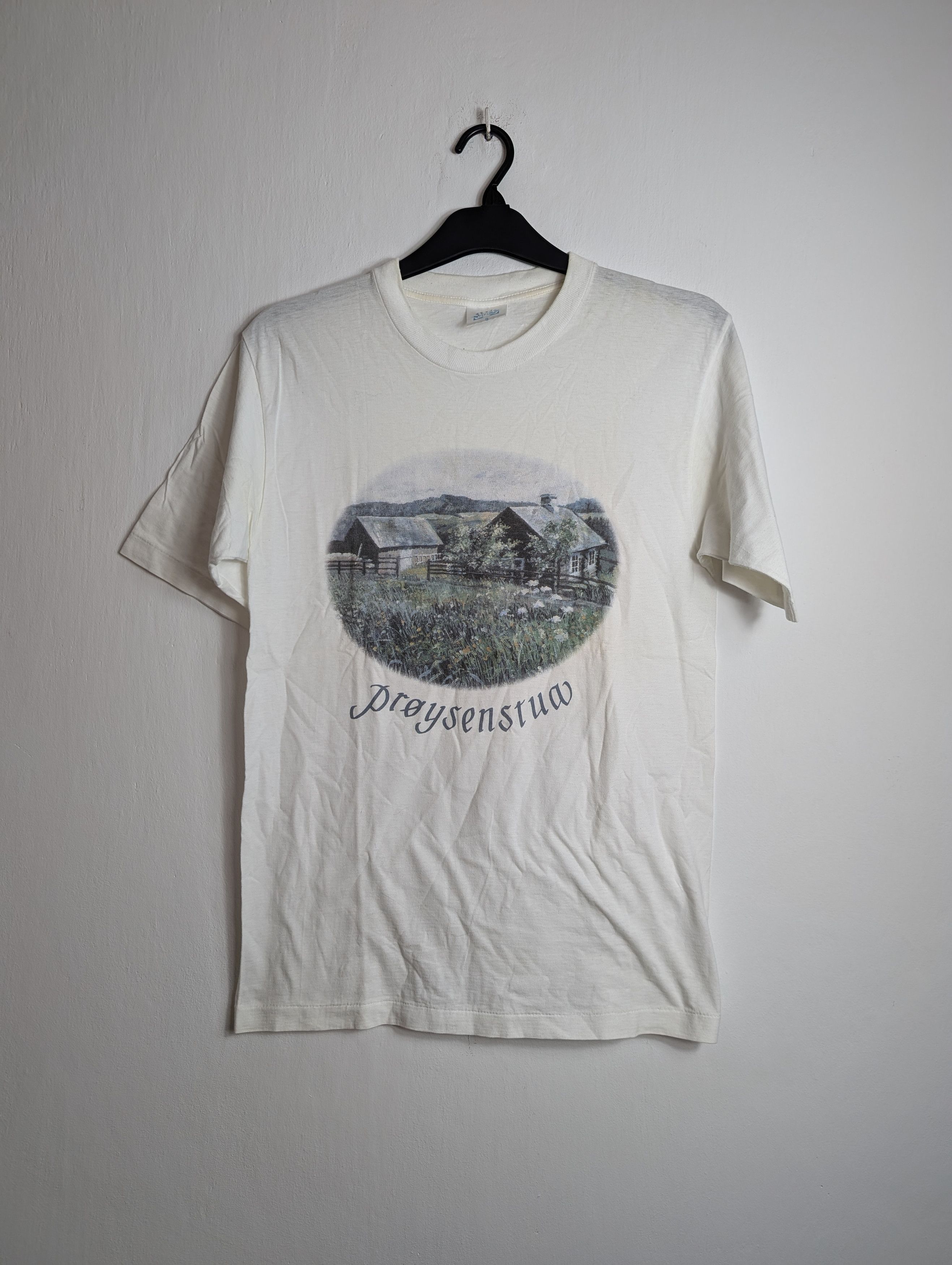 Vintage Prøysenstua Norway 90s Single Stitch Village Countryside Size US S / EU 44-46 / 1 - 1 Thumbnail