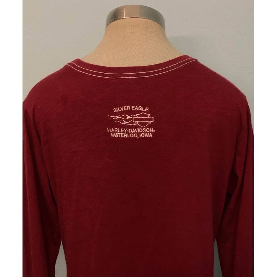 Harley Davidson Harley Davidson Shirt Large Women Embroidered Design Size L / US 10 / IT 46 - 6 Thumbnail