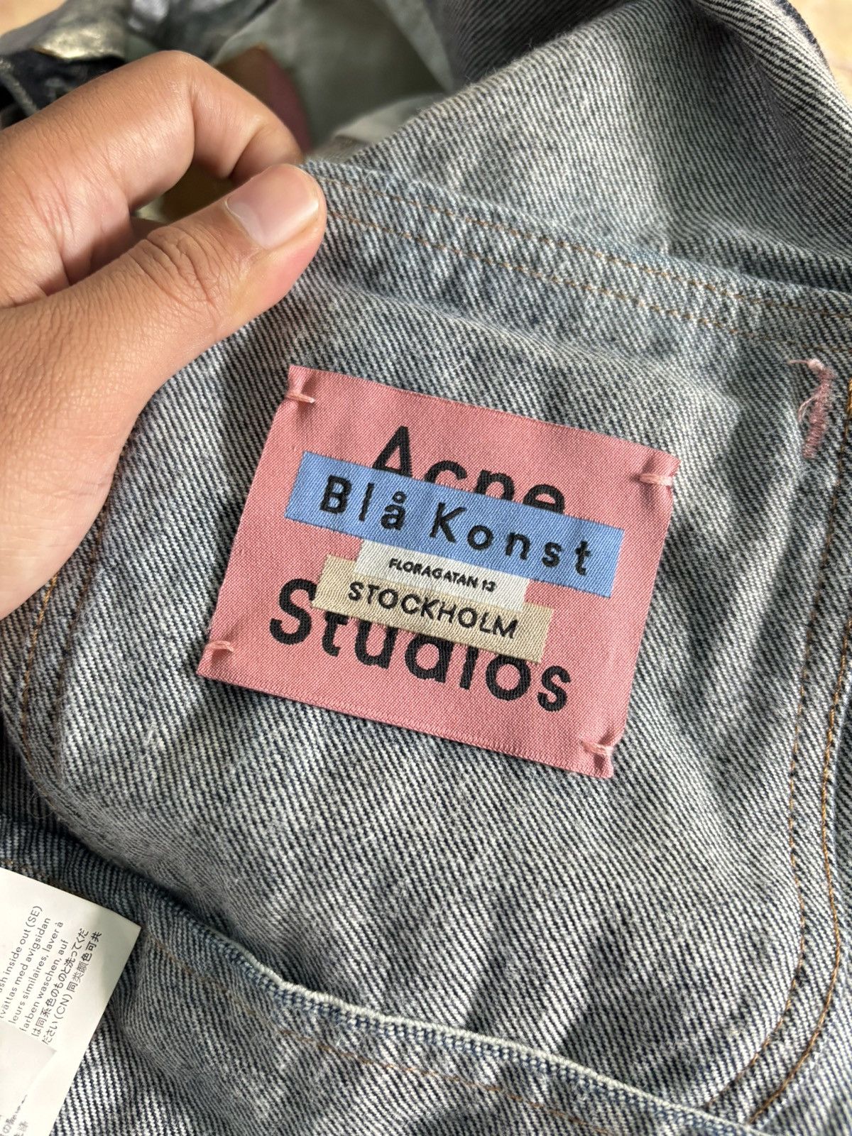 Acne Studios Acnes studios denim silver metallic jacket Size US M / EU 48-50 / 2 - 8 Thumbnail