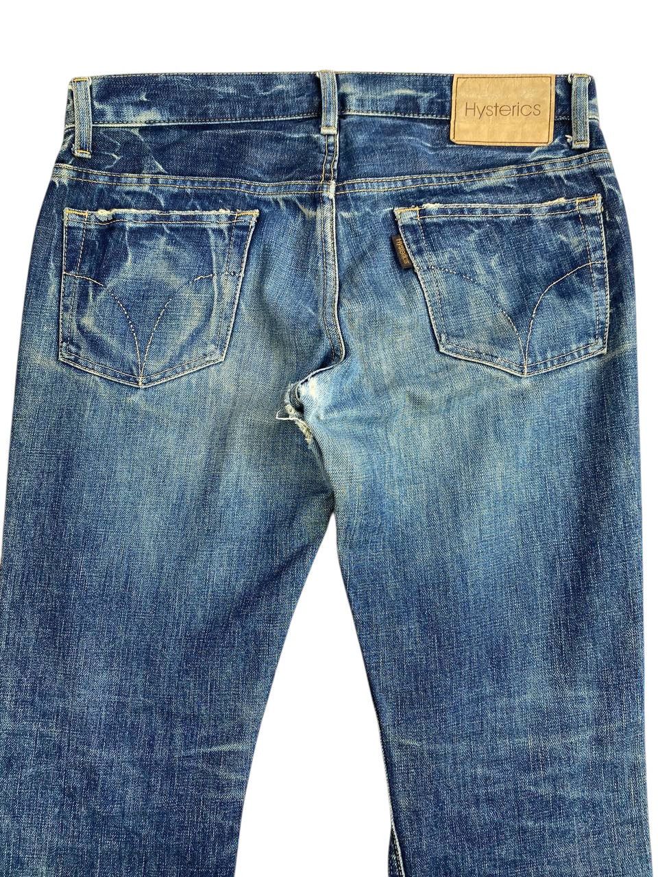 Hysteric Glamour 2000's Hysteric Glamour Flare Distressed Mudwash Denim Size US 32 / EU 48 - 10 Thumbnail