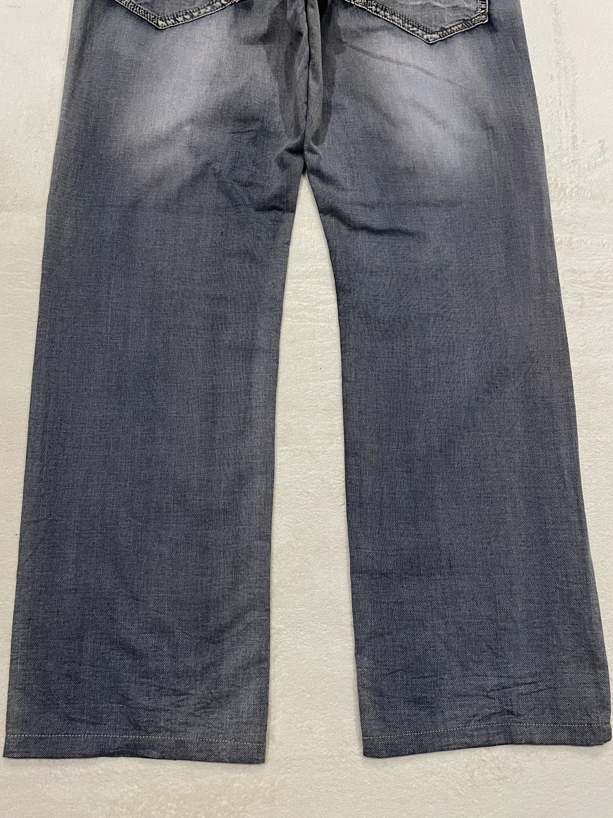 Japanese Brand Vintage Regass Denim Straight Cut Faded Jeans Size US 36 / EU 52 - 17 Thumbnail