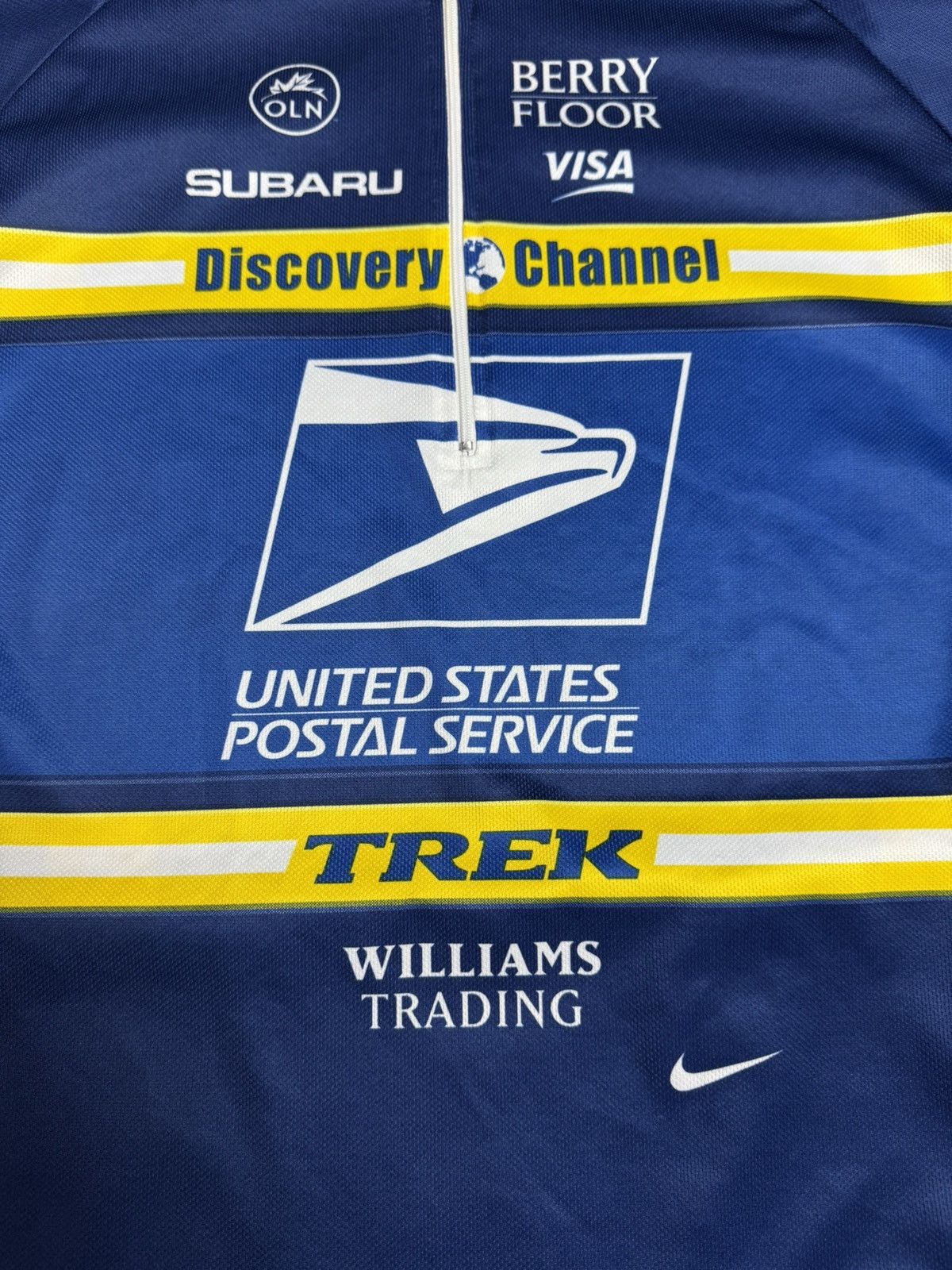 Nike United States Postal Service Trek Bike Cycling Jersey Nike Size US L / EU 52-54 / 3 - 6 Thumbnail
