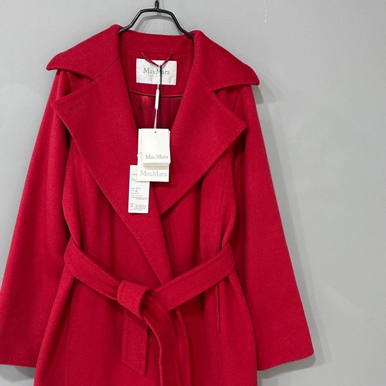 Max Mara Max Mara red manuela coat Size XL / US 12-14 / IT 48-50 - 2 Thumbnail