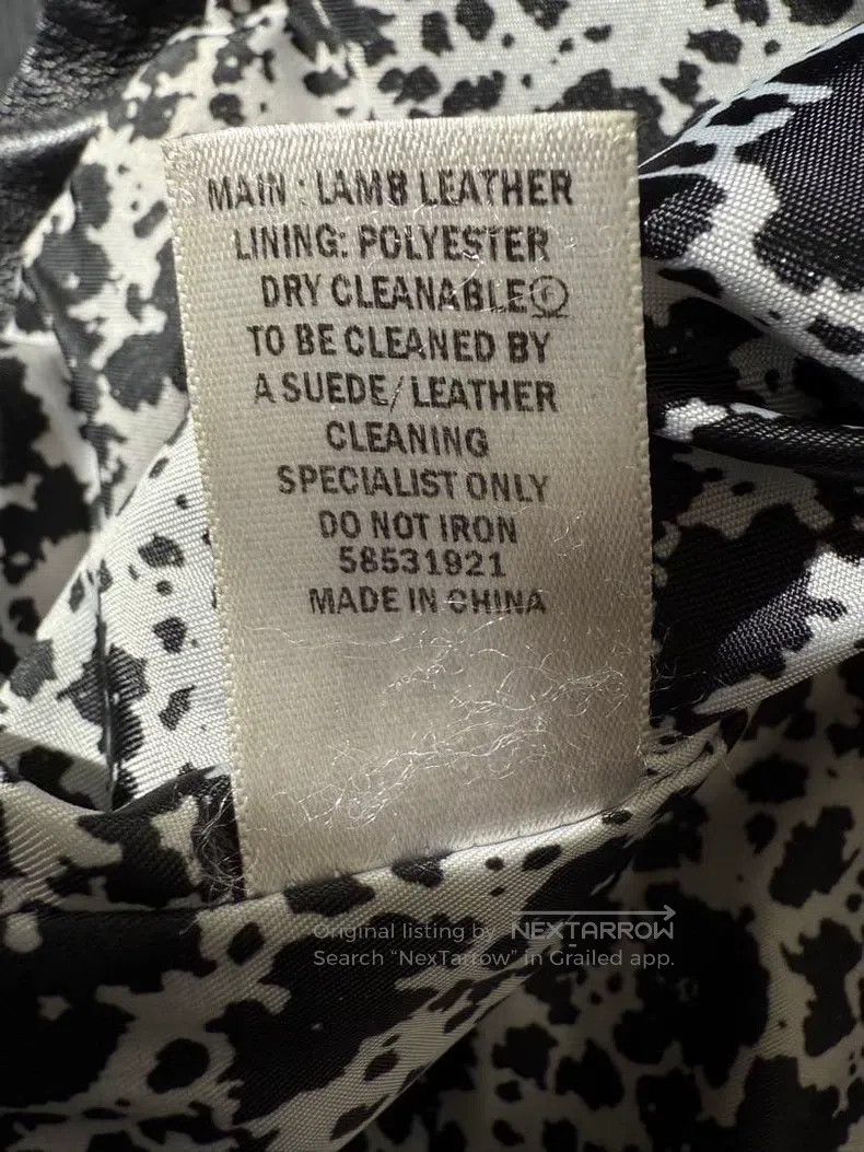 Jean Paul Gaultier Jean Paul Gaultier Sheepskin leopard print lined biker lea Size US M / EU 48-50 / 2 - 5 Thumbnail