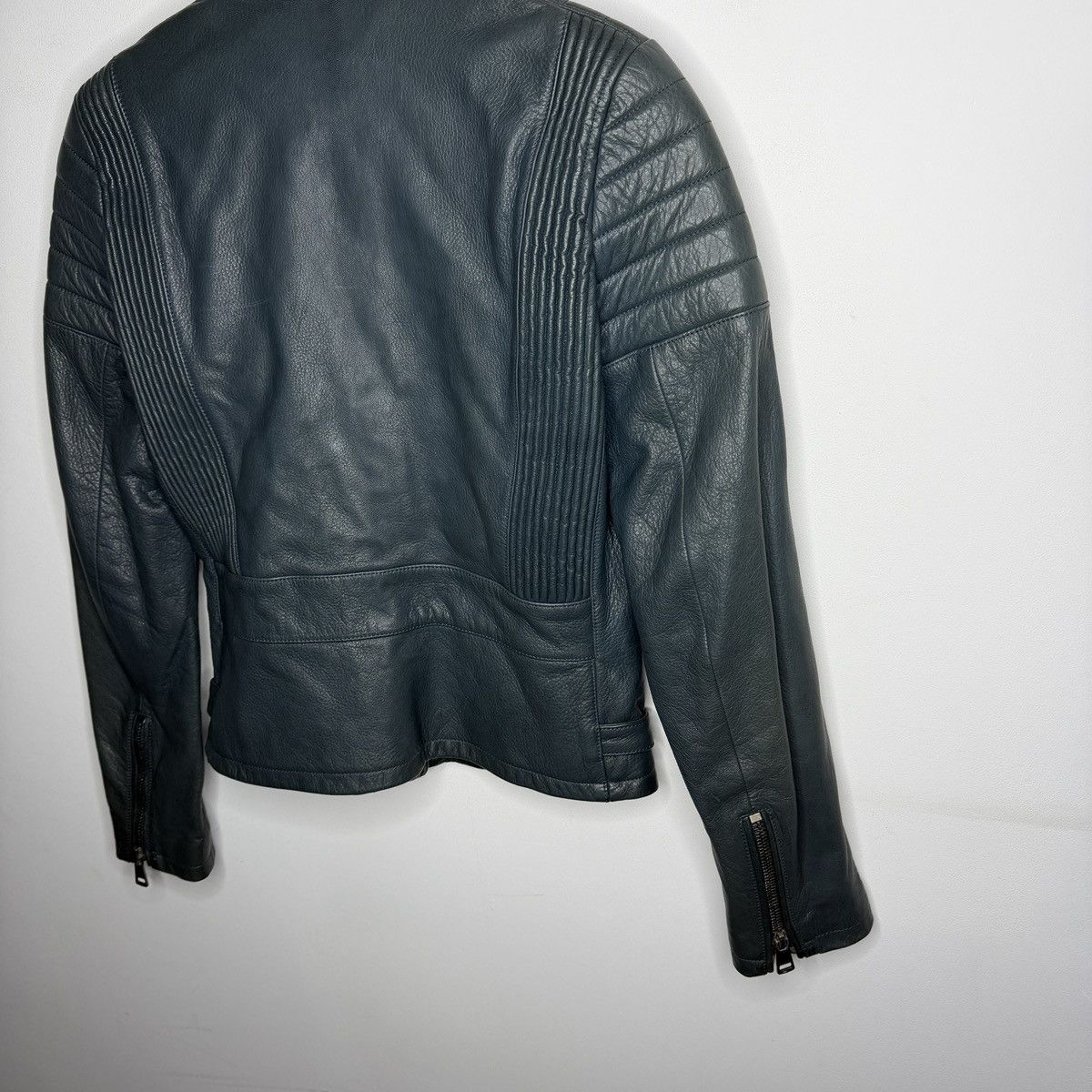 Gucci Gucci Leather Jacket Biker by Tom Ford Y2K Size S / US 4 / IT 40 - 9 Thumbnail