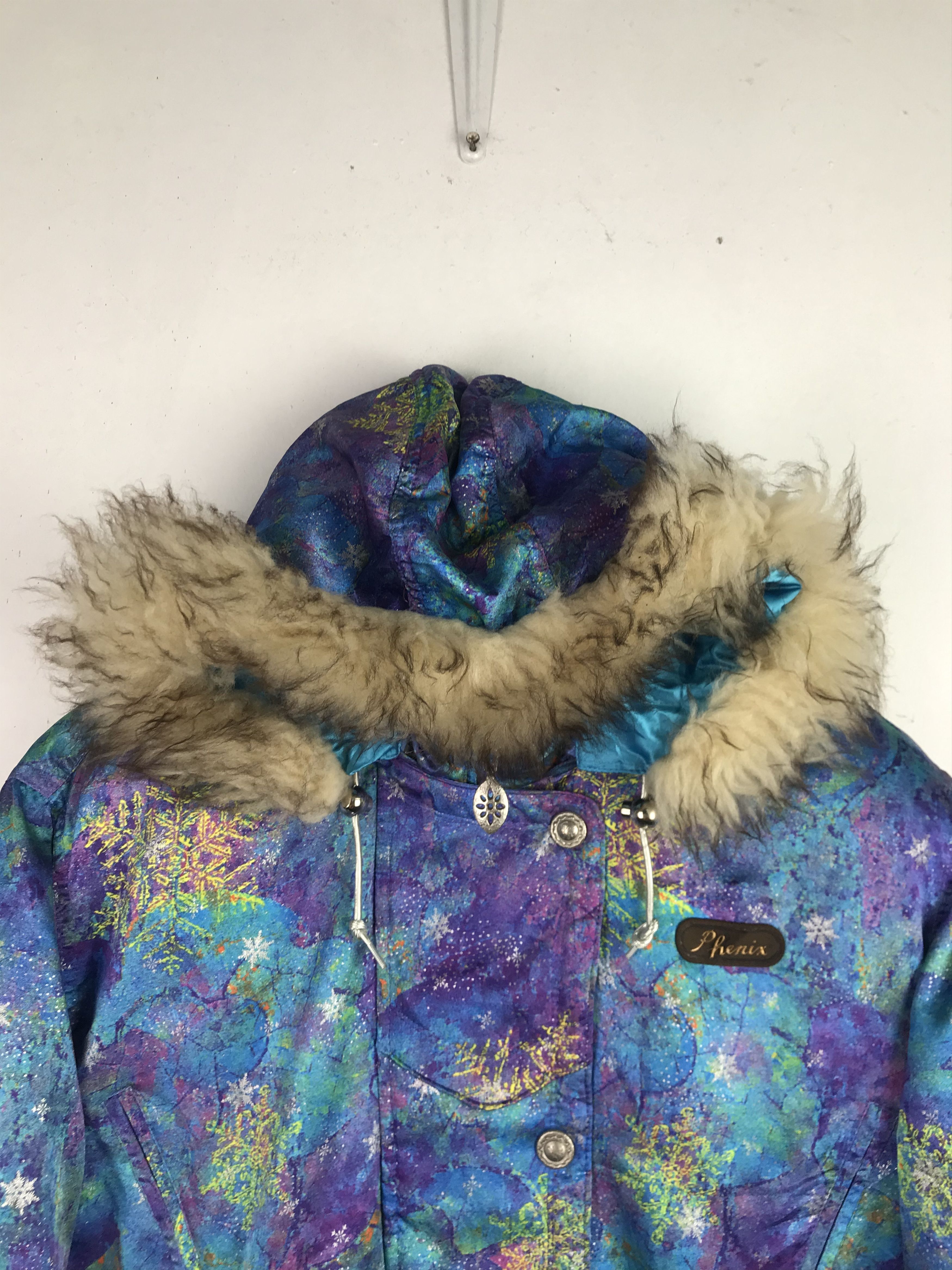 Phenix Vintage Colourful Phenix Ski Mohair Jacket Size US L / EU 52-54 / 3 - 3 Thumbnail
