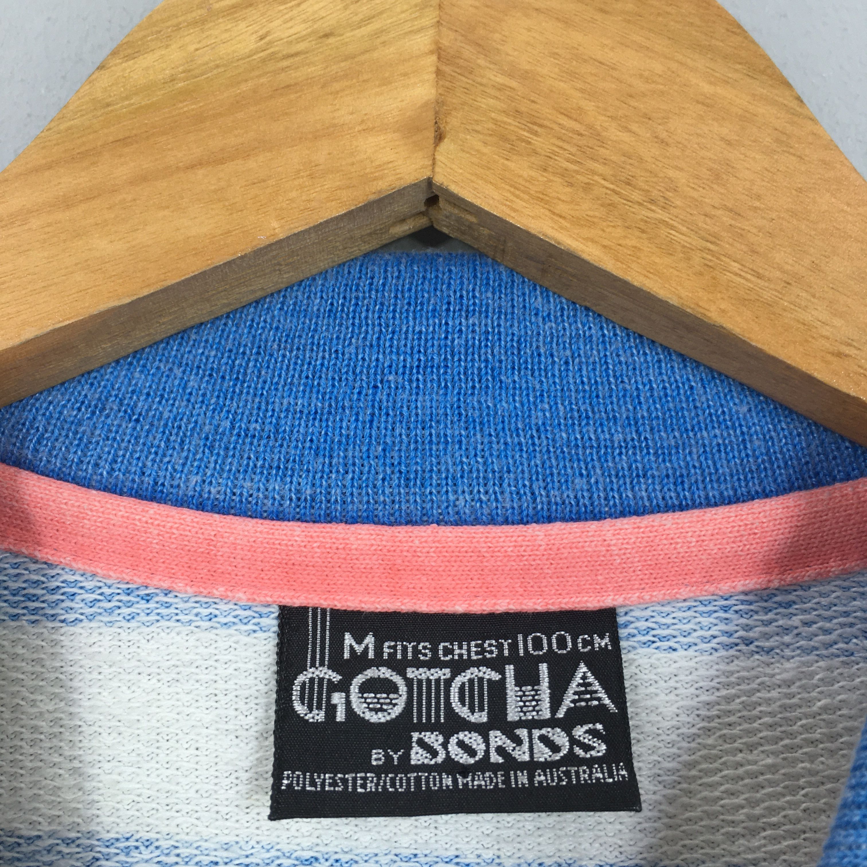 Gotcha × Vintage Vintage Gotcha Bonds Stripes Polo Shirt Medium Size US M / EU 48-50 / 2 - 7 Thumbnail