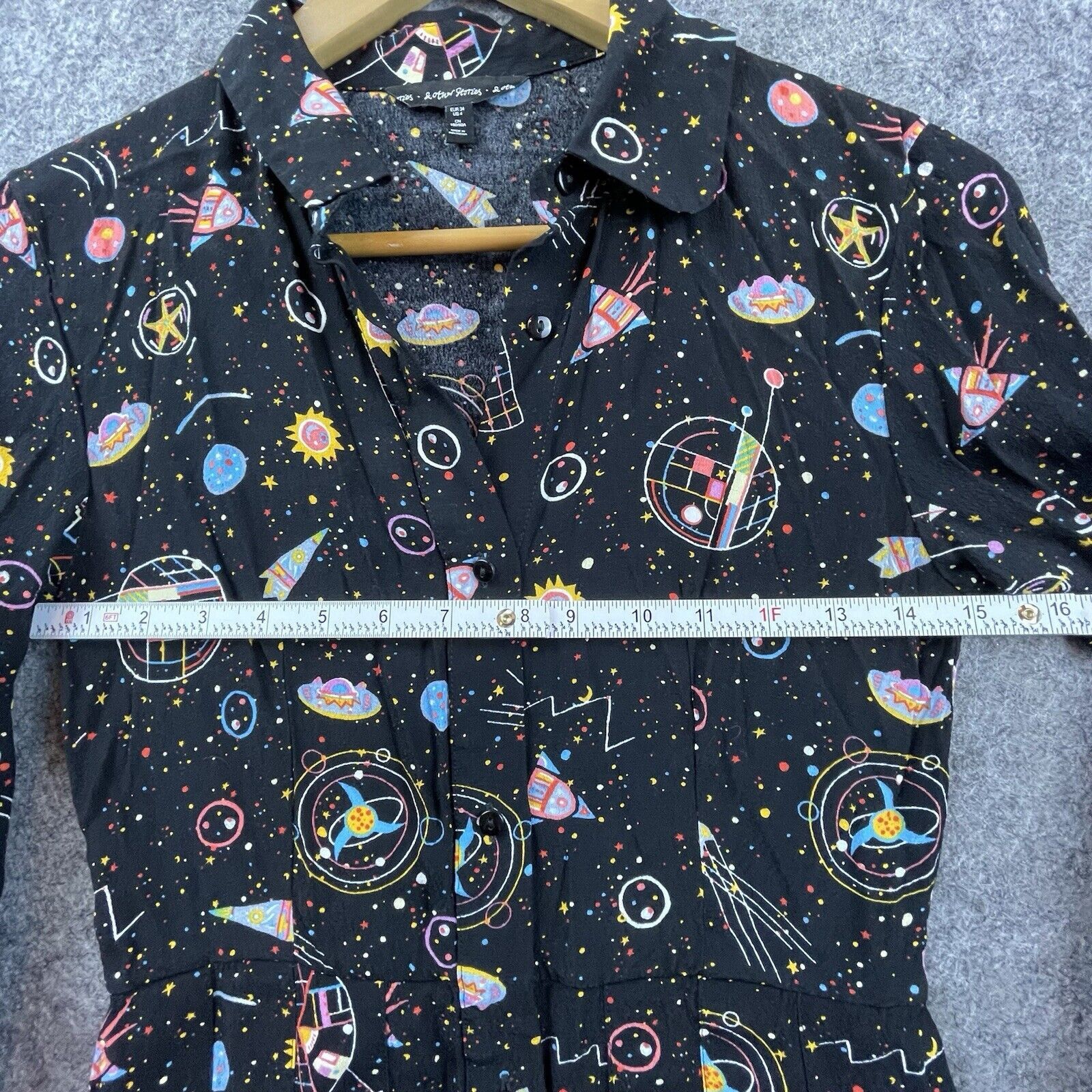 & Other Stories & Other Stories Dress 4 Spaceship Rocket Stars Planets Space Size S / US 4 / IT 40 - 4 Thumbnail