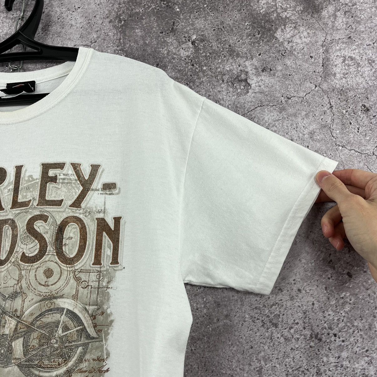 Harley Davidson Harley Davidson 2014-HD T-Shirt White Double Big Logo Sz L Size US L / EU 52-54 / 3 - 6 Thumbnail