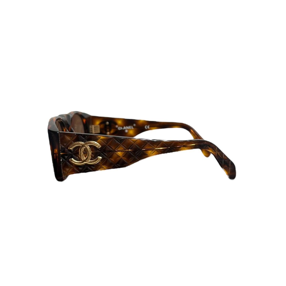 Chanel Tortoise quilted logo sunglasses Size ONE SIZE - 1 Thumbnail