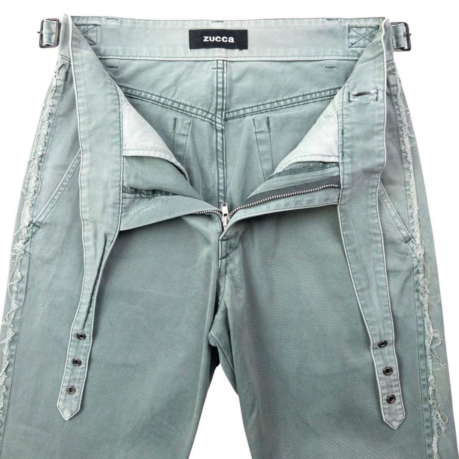 Zucca Vintage 2000s Cabane De Zucca By Issey Miyake Waist Trousers Size US 27 - 5 Thumbnail
