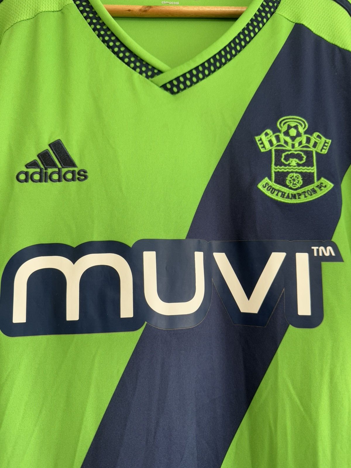 Adidas Southampton 2015/2016 Away Soccer Jersey Football Shirt Kit Size US XXL / EU 58 / 5 - 6 Thumbnail