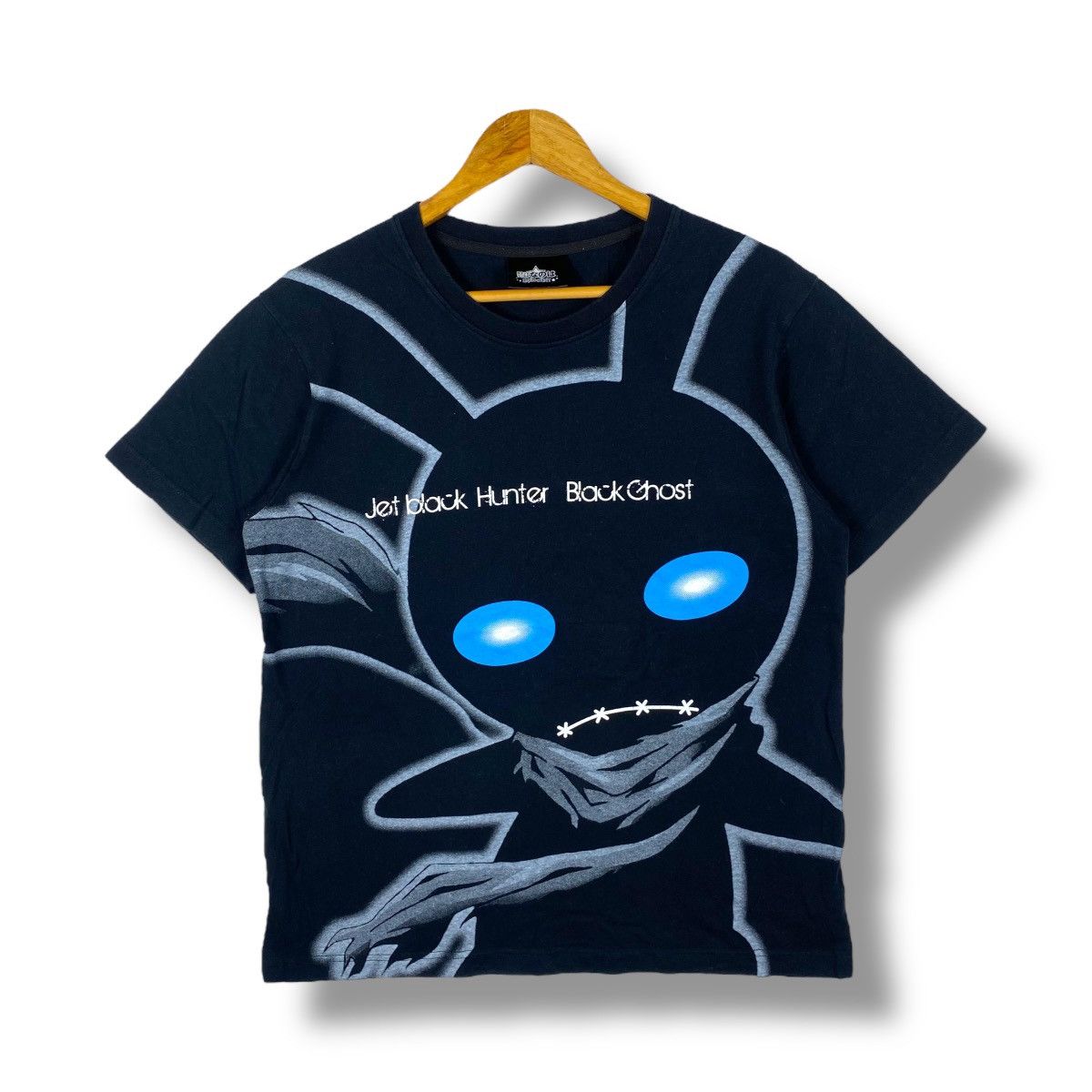 Anime NANOHA INNOCENT PROJECT Jet Black Hunter Black Ghost Tee Size US M / EU 48-50 / 2 - 1 Thumbnail