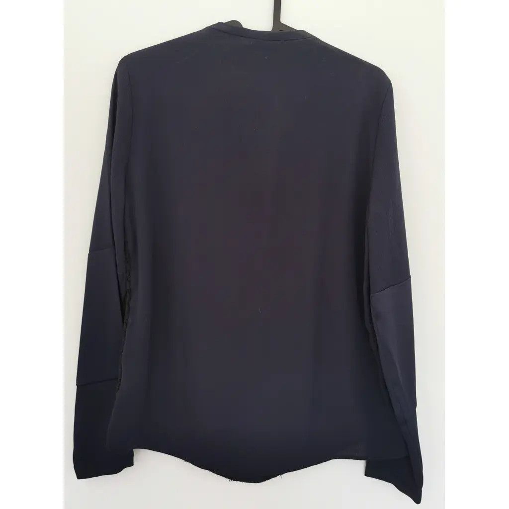 ZAPA ZAPA Lace Panel V-Neck Blouse Size S / US 4 / IT 40 - 2 Thumbnail