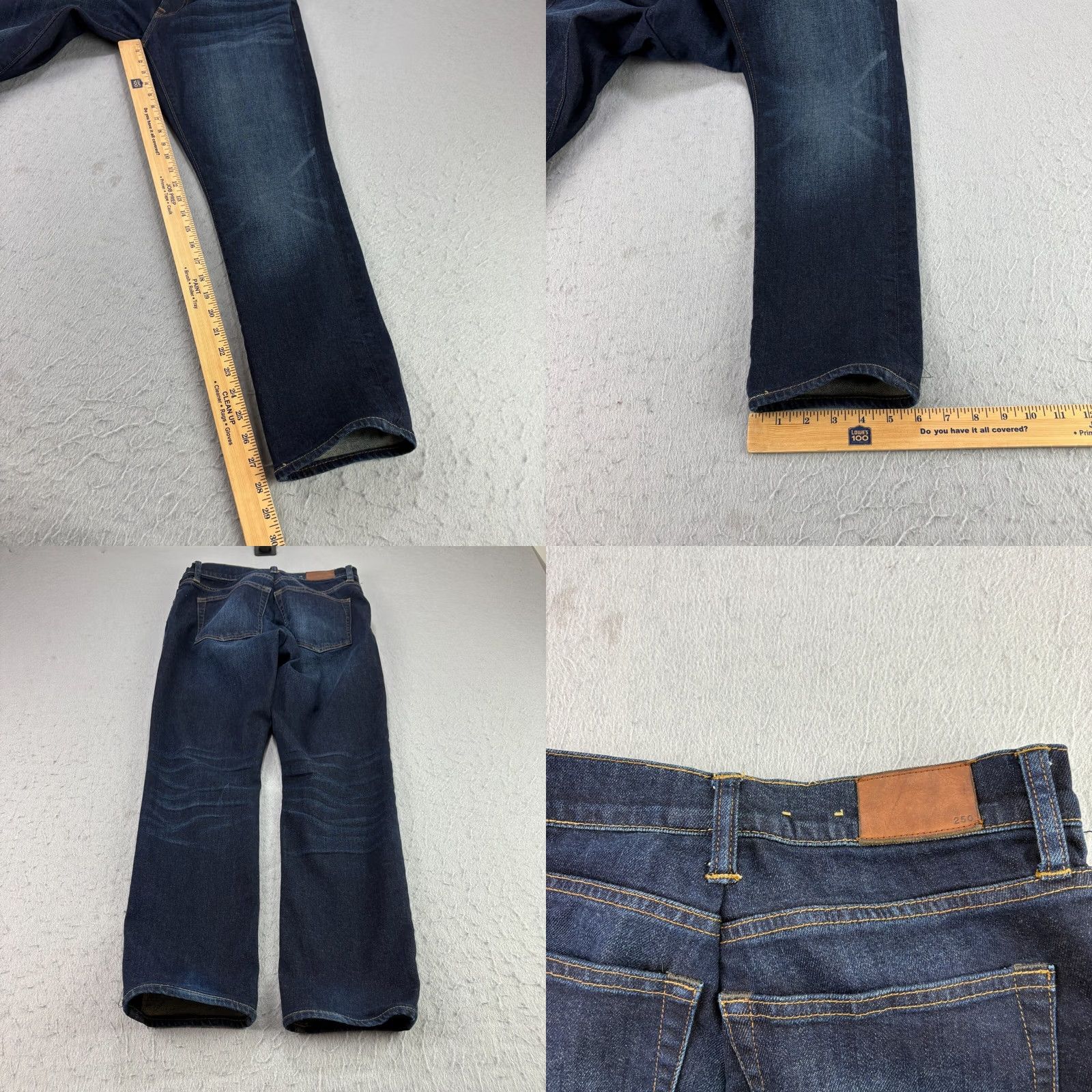 J.Crew J.CREW Jeans Slim 34x28 Blue Denim Stretch 30x30 Skinny Fit Regular Men Jeans Size US 34 / EU 50 - 8 Thumbnail