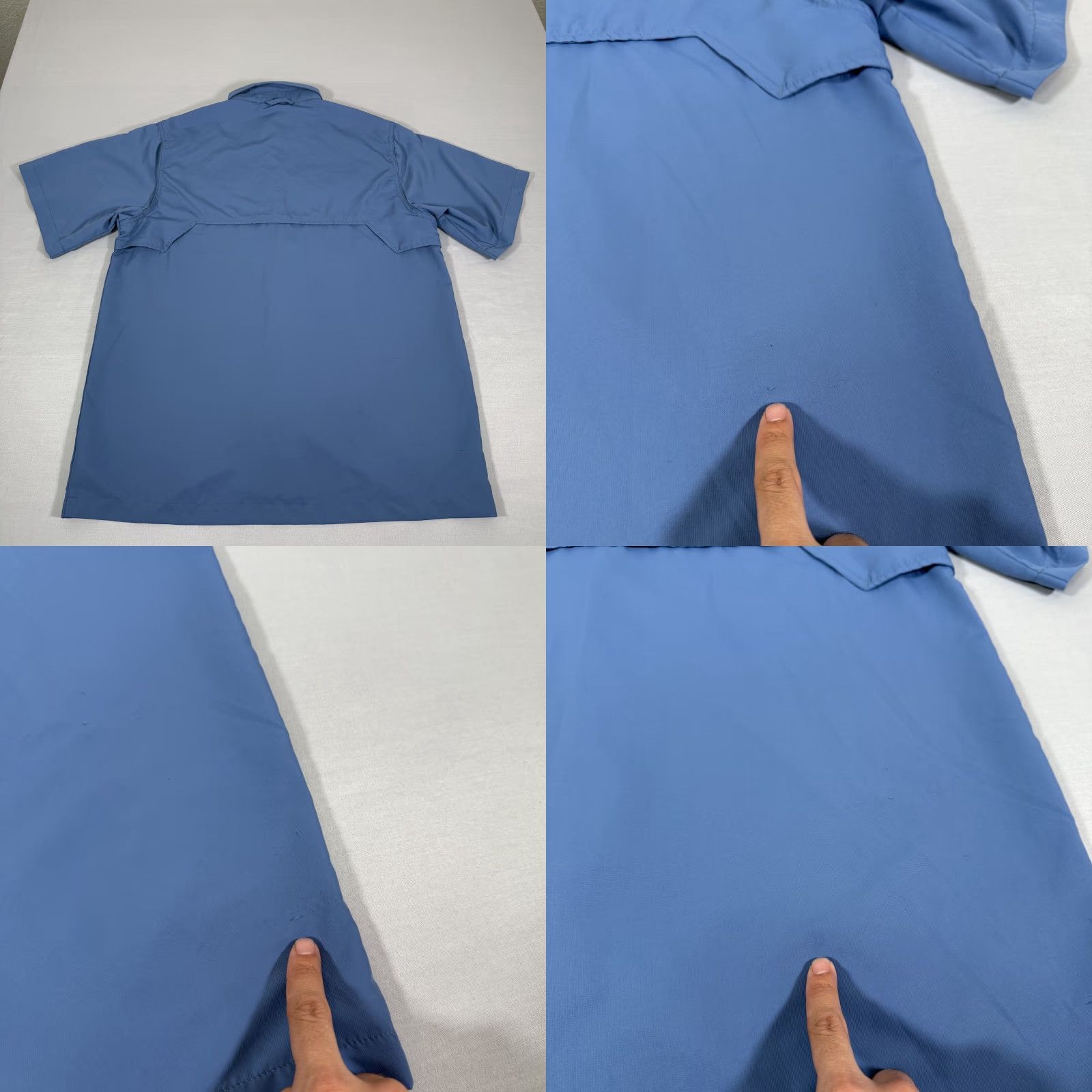 Vintage Boy Scouts Shirt Mens Medium Blue Uniform Microfiber Vented Short Sleeve BSA Size US M / EU 48-50 / 2 - 8 Thumbnail