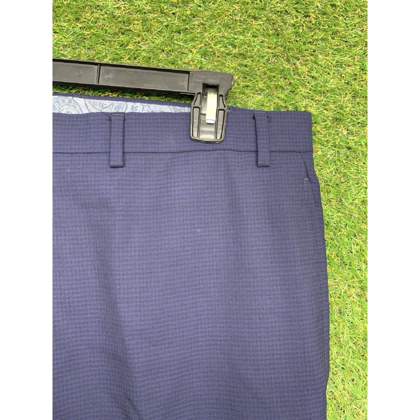 Ralph Lauren Lauren Ralph Lauren Pants Mens 38x30 Navy Blue Straight Leg Total Comfort Wool Dress Pants Size US 38 / EU 54 - 5 Thumbnail