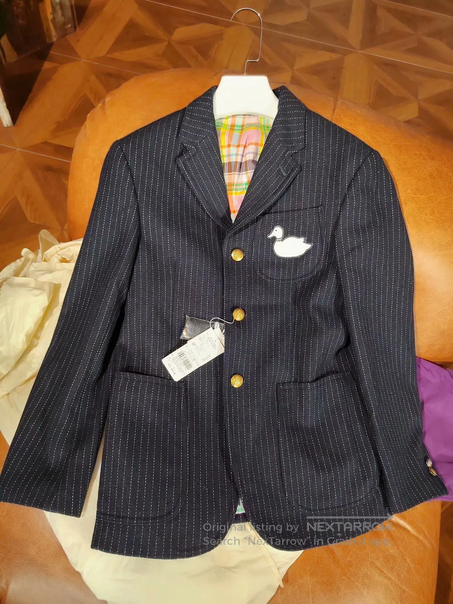 KOE THOM BROWNE Striped Suit Jacket.