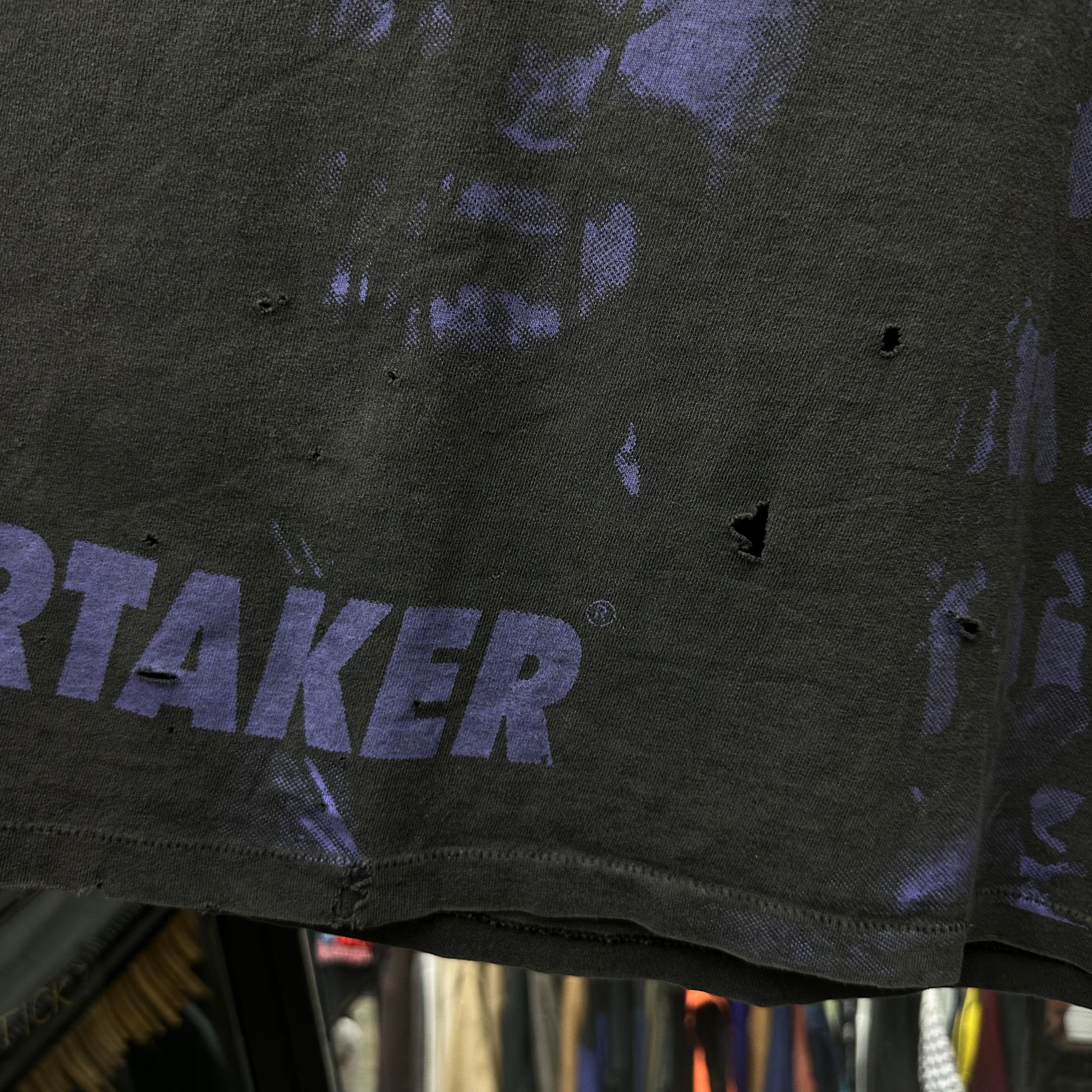 WWF THE UNDERTAKER WWF Vintage 90s All Overprint Shirt Size US XL / EU 56 / 4 - 7 Thumbnail