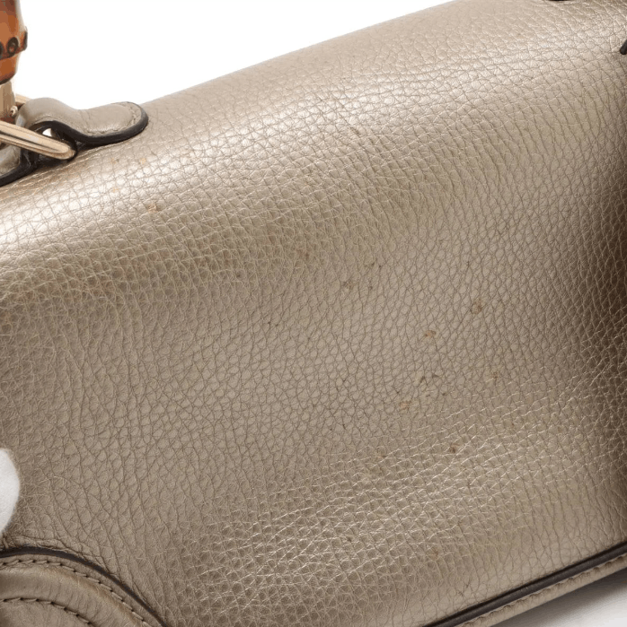 Gucci New Bamboo Leather Handbag Size ONE SIZE - 13 Thumbnail