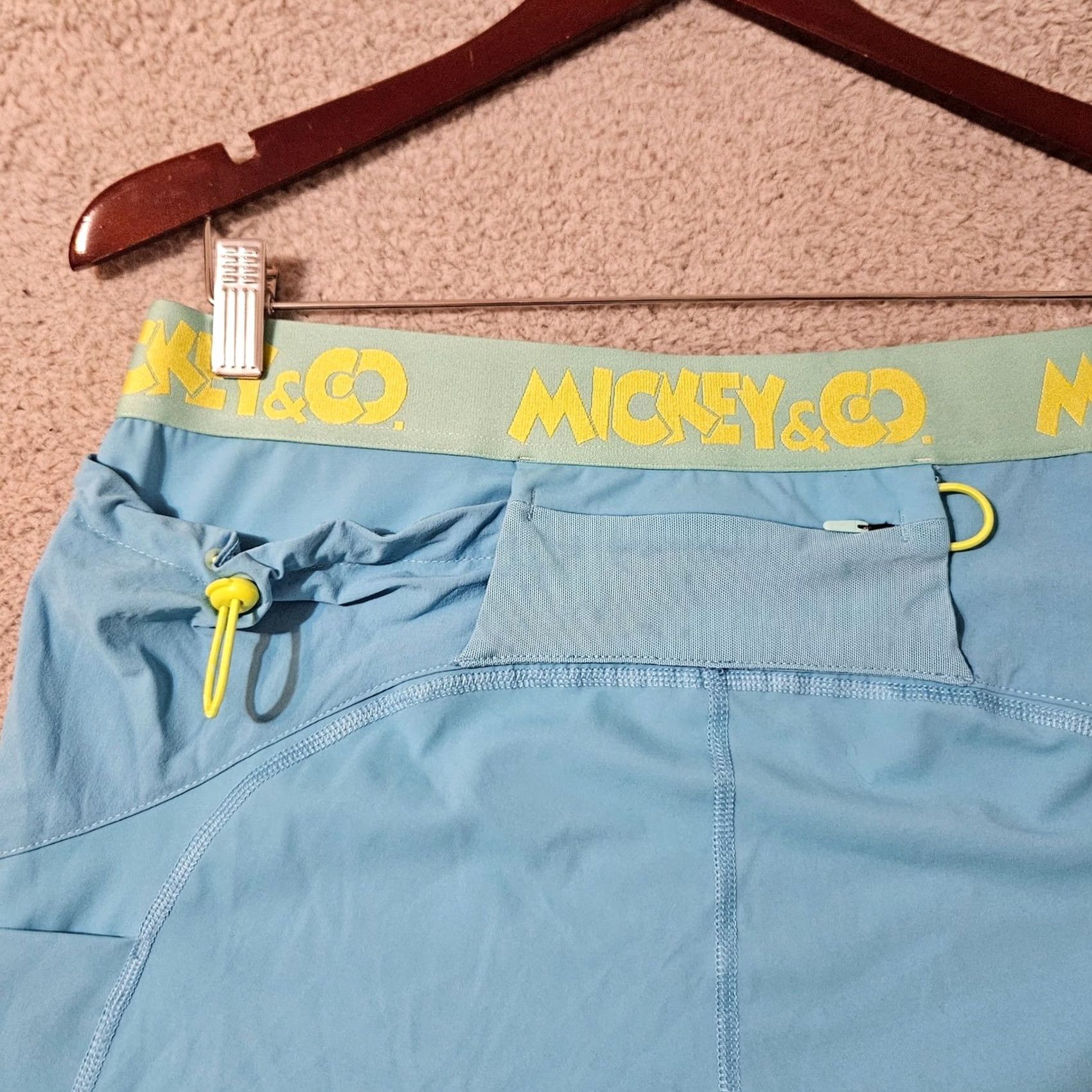 Outdoor Voices Outdoor Voices Shorts Womens XL Blue Disney Exclusive Mickey Snacks UPF Women Size Size 40" / US 18 - 4 Thumbnail