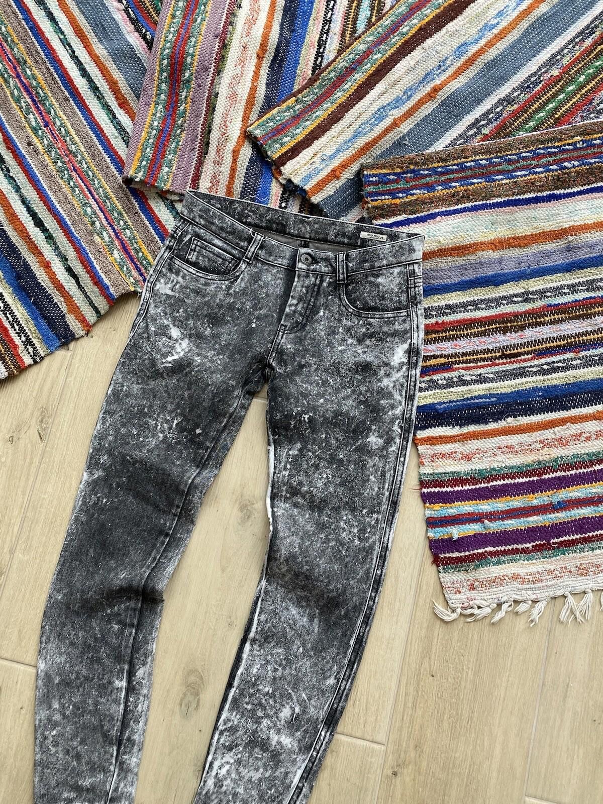 Miu Miu 2009 Miu Miu Painted Logo Pants Women’s Size 25" / US 0 / IT 36 - 6 Thumbnail