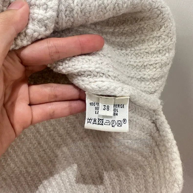 Hermes Hermes Beige chunky knit sweater Size XS / US 0-2 / IT 36-38 - 4 Thumbnail