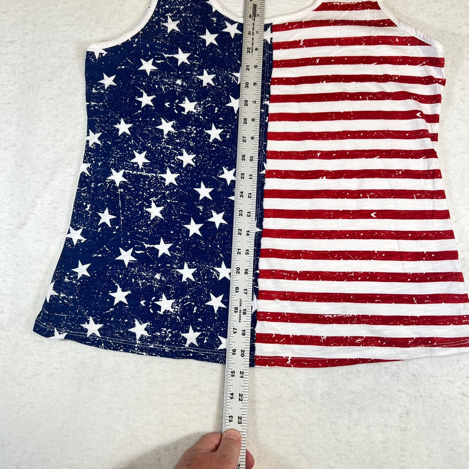 Other Cato Tank Top Womans Large USA Flag Print Patriotic July 4th Size L / US 10 / IT 46 - 7 Thumbnail