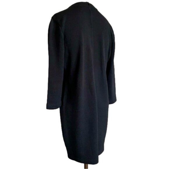 St. John St John Wool Blend Santana Knit V-Neck Dress - 6, USA 🇺🇸 Size S / US 4 / IT 40 - 6 Thumbnail
