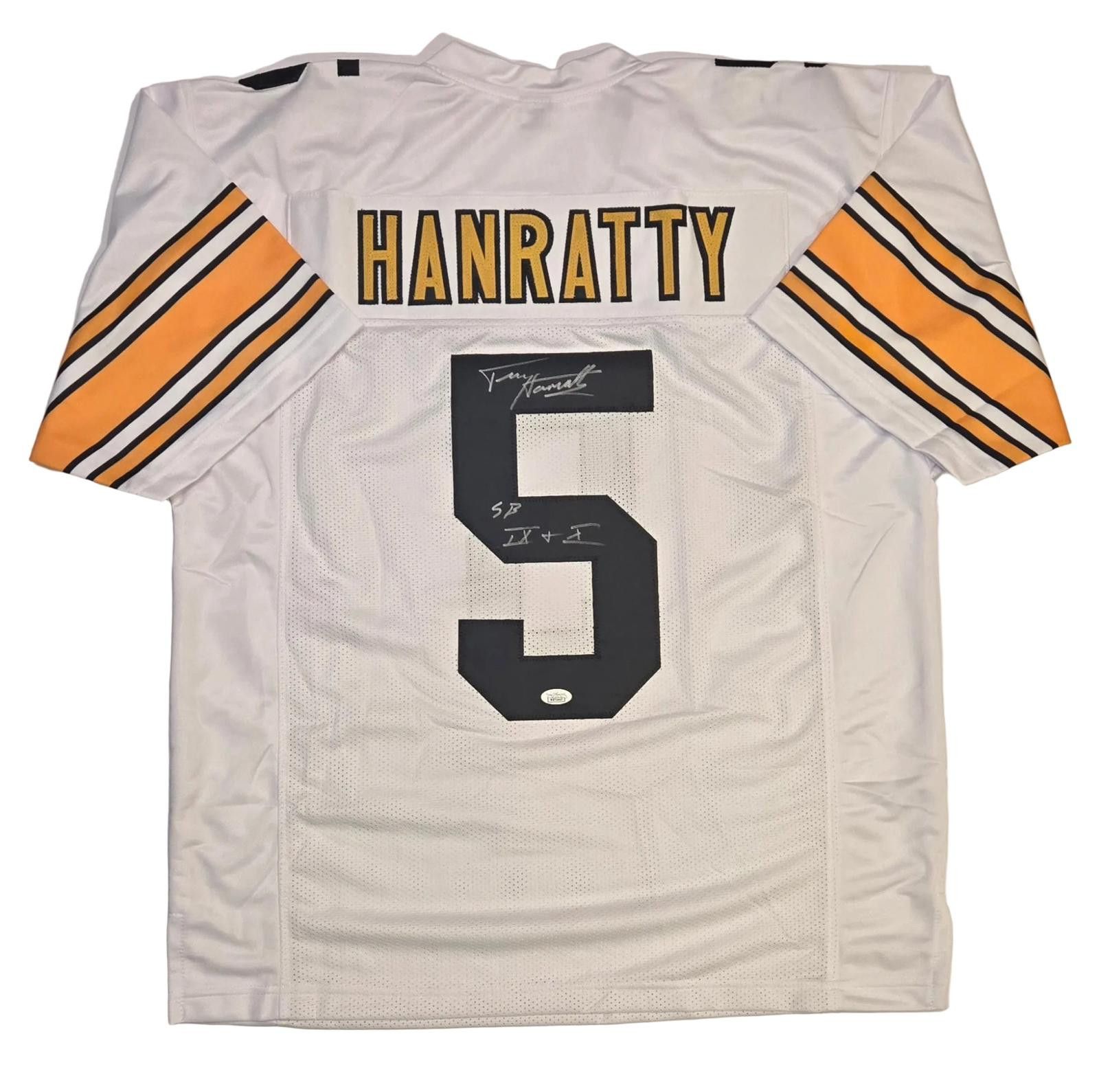 Other Terry Hanratty Signed & Insc Custom Football Jersey coa (XL) Size ONE SIZE - 2 Thumbnail