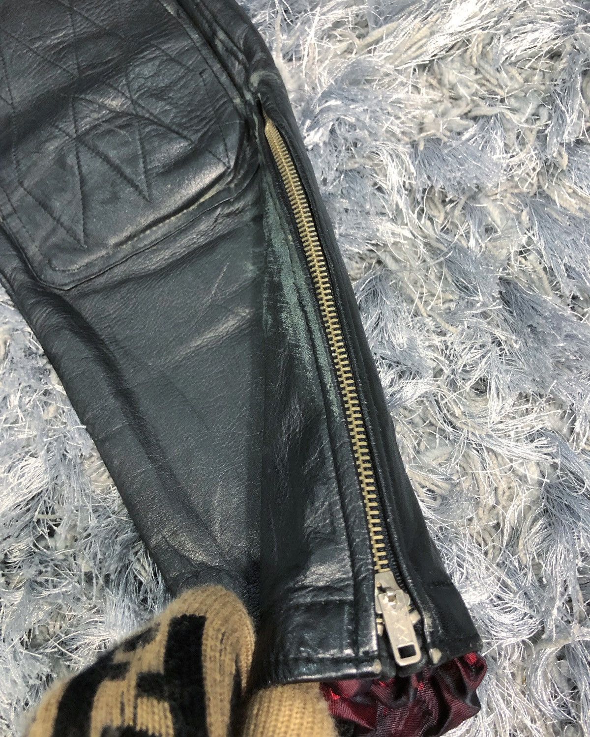 Japanese Brand Rare Vintage Nankai Japan Genuine Leather Motorcycle Pants Size US 29 - 17 Thumbnail