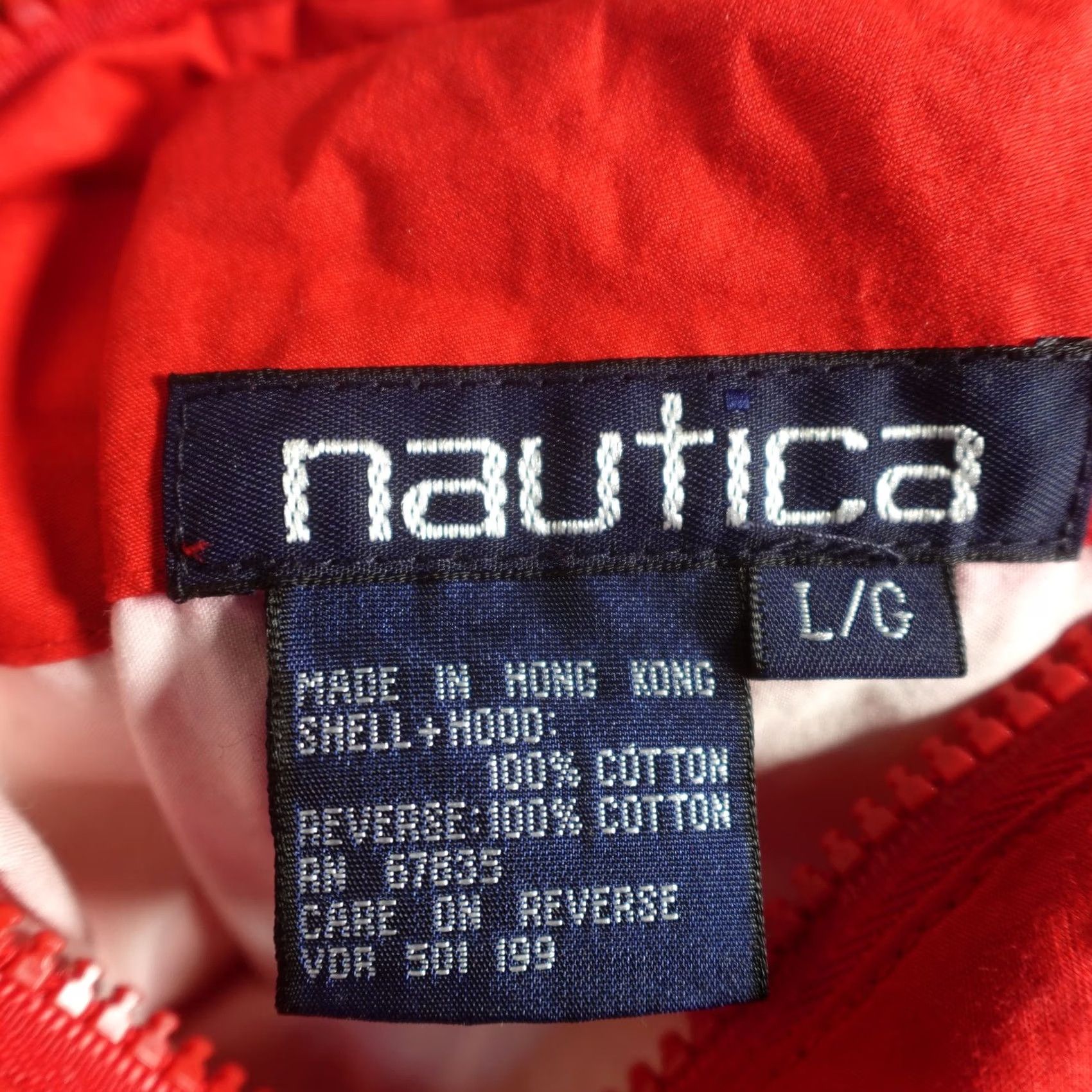 Nautica VINTAGE Nautica Reversible Jacket Mens L Red Yellow Hooded Sailing Nautical Size US L / EU 52-54 / 3 - 5 Thumbnail