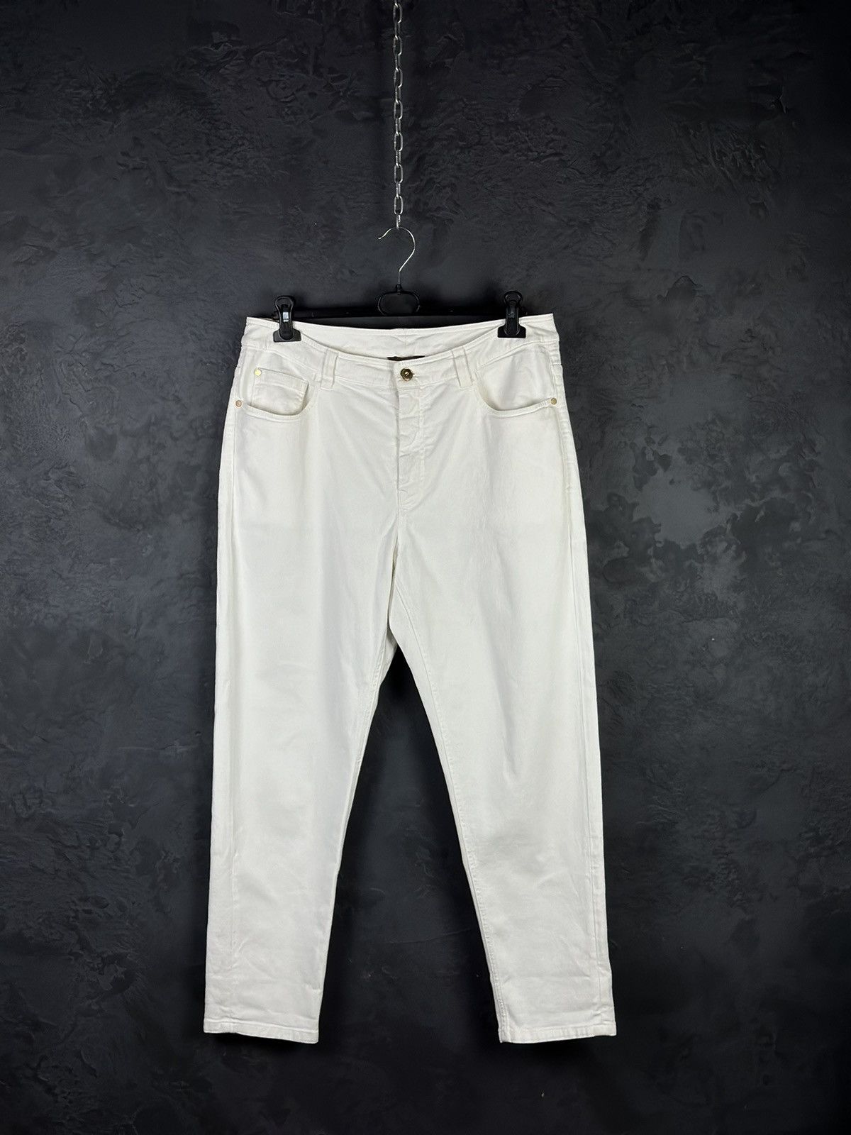 Brunello Cucinelli RRP €895 BRUNELLO CUCINELLI Baggy Jeans US10 Tapered Leg Size 32" / US 10 / IT 46 - 1 Thumbnail