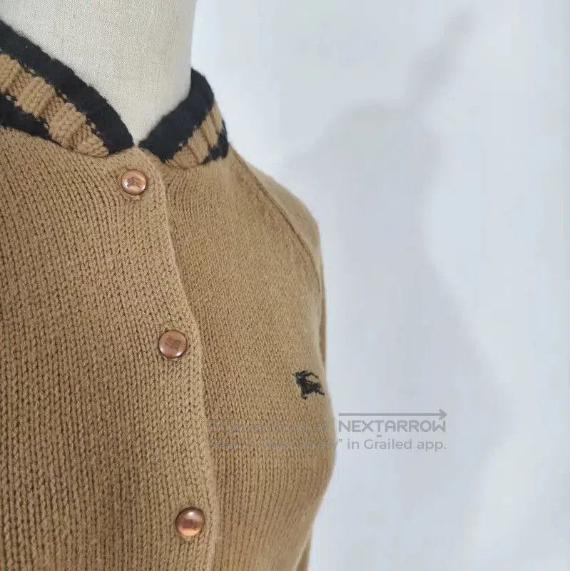 Burberry Burberry Khaki Wool Cardigan for Women. Size M / US 6-8 / IT 42-44 - 4 Thumbnail