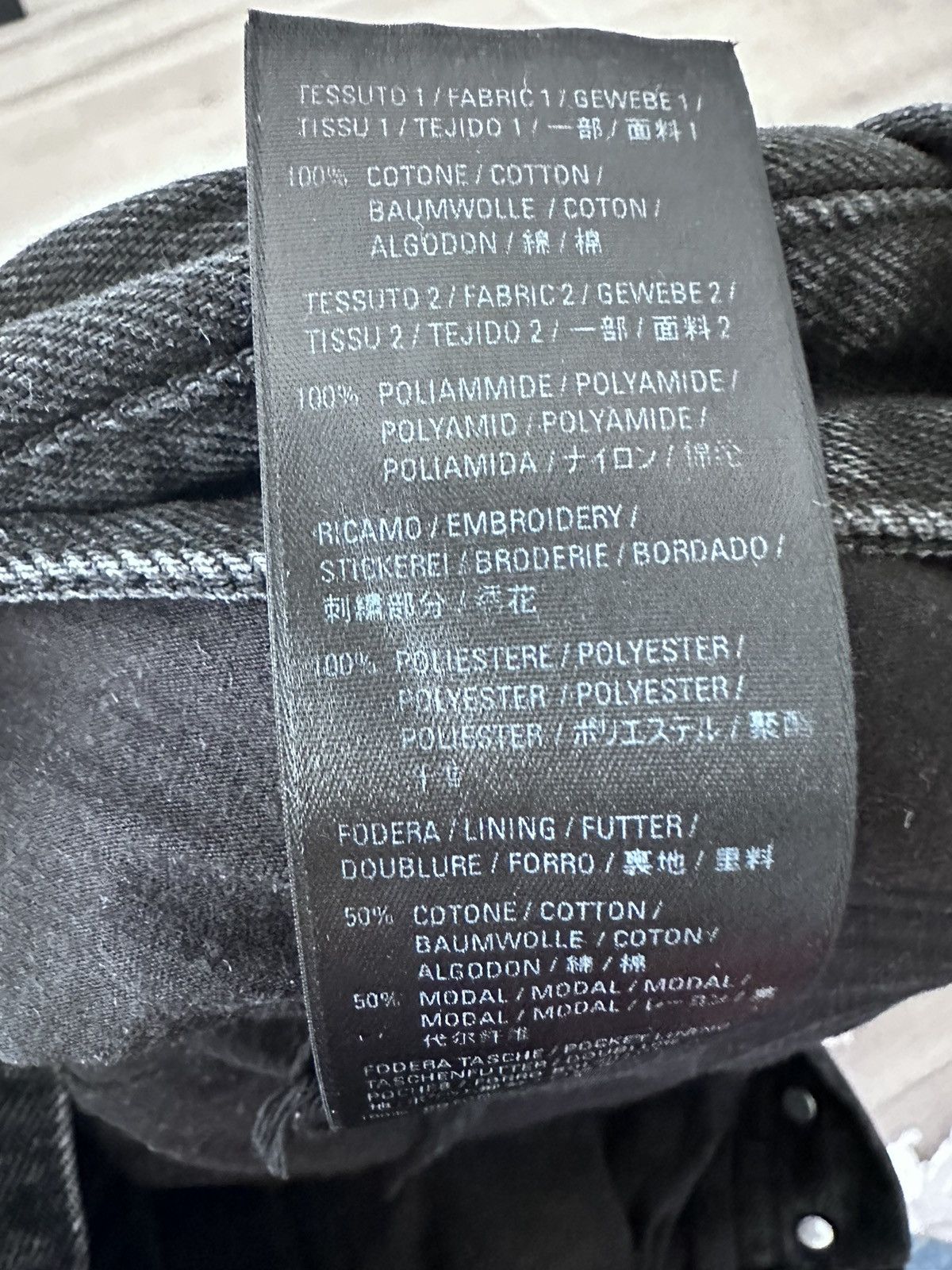 Balenciaga Balenciaga - Distressed Denim Slashed In Black Sweats Size US 28 / EU 44 - 10 Thumbnail