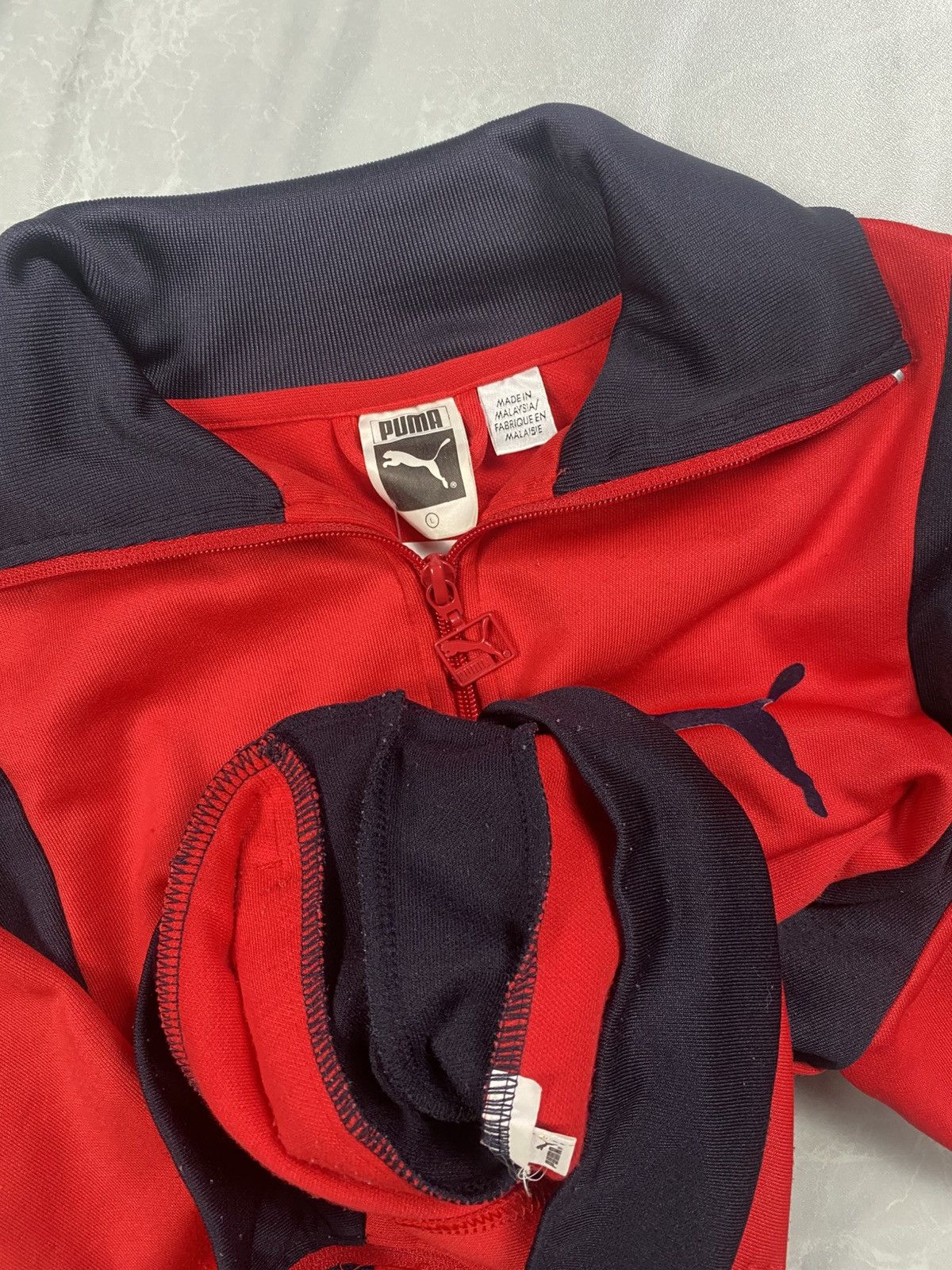 Puma Vintage 00s Puma Tracktop Jacket Size M / US 6-8 / IT 42-44 - 5 Thumbnail